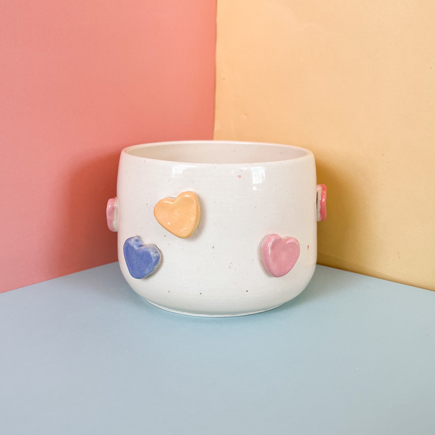 Candy heart planter