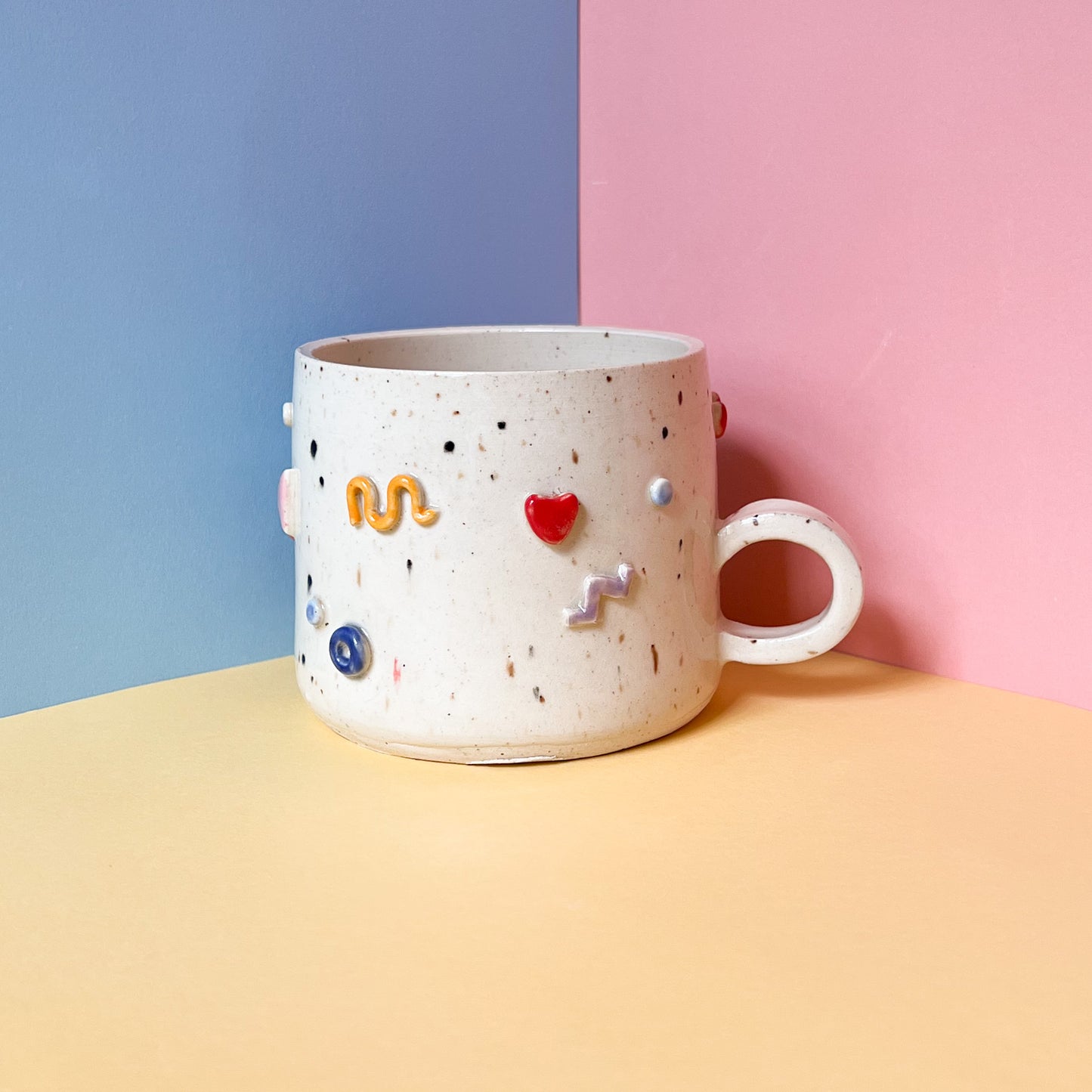 Retro speckled mug
