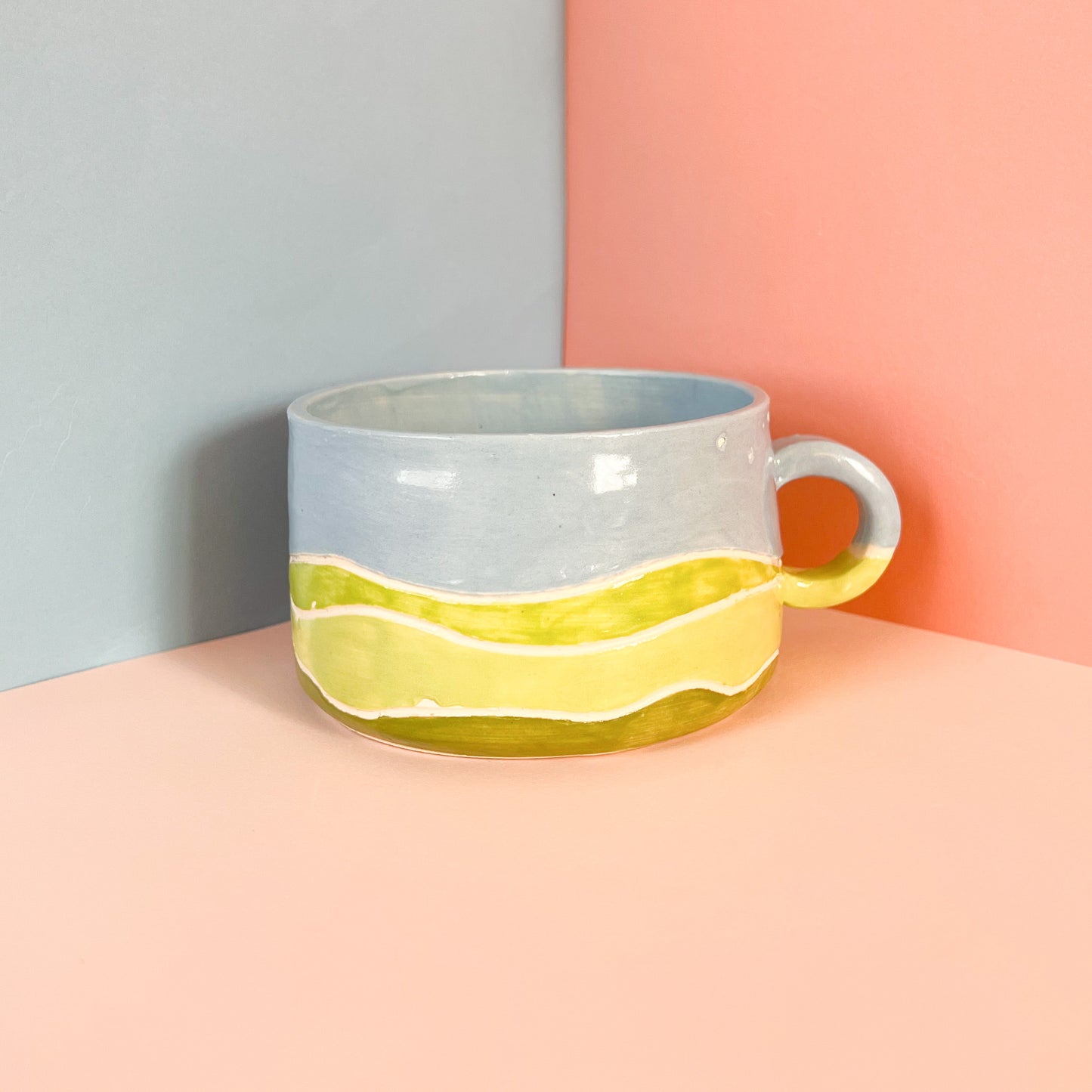 Green meadows mug