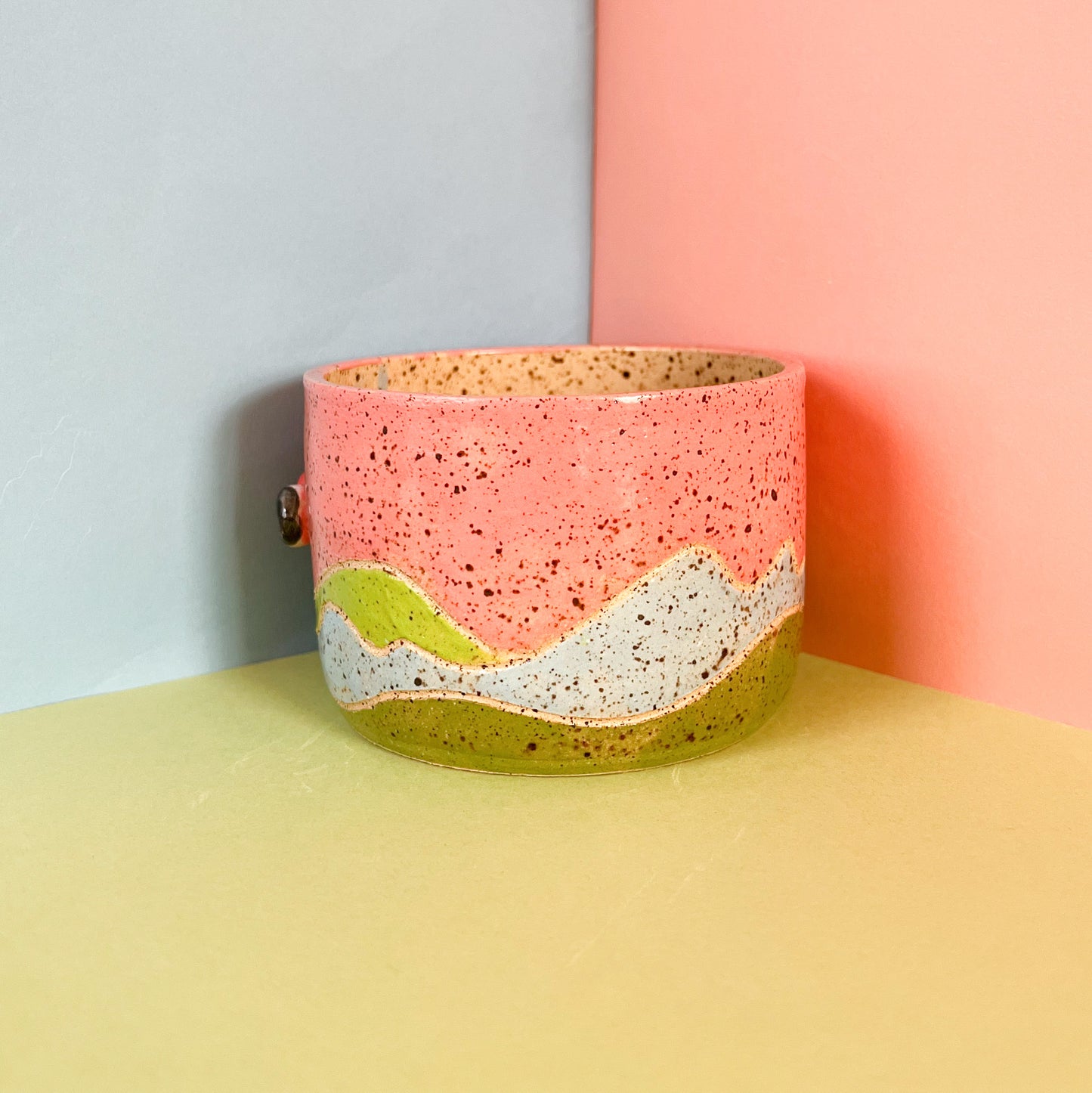 Pink sunrise skies Planter