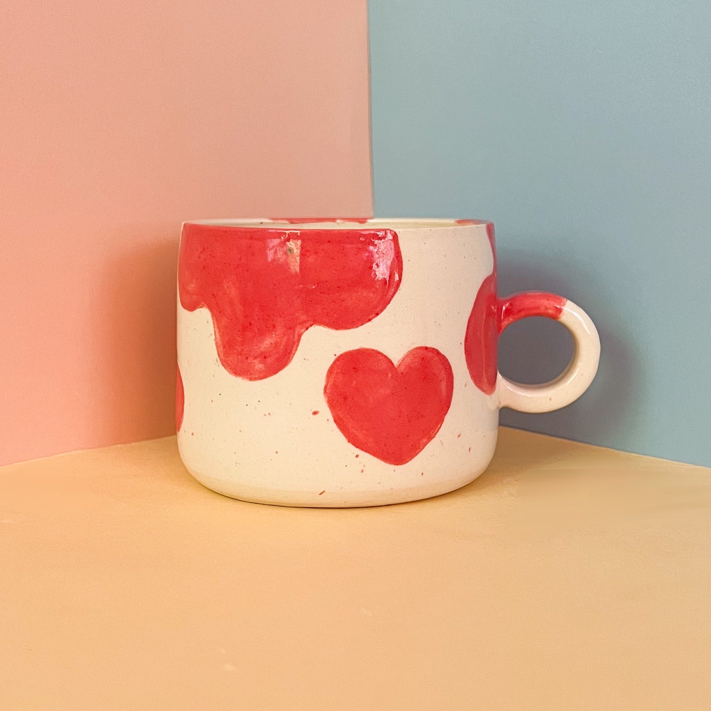 Strawberry cow mug