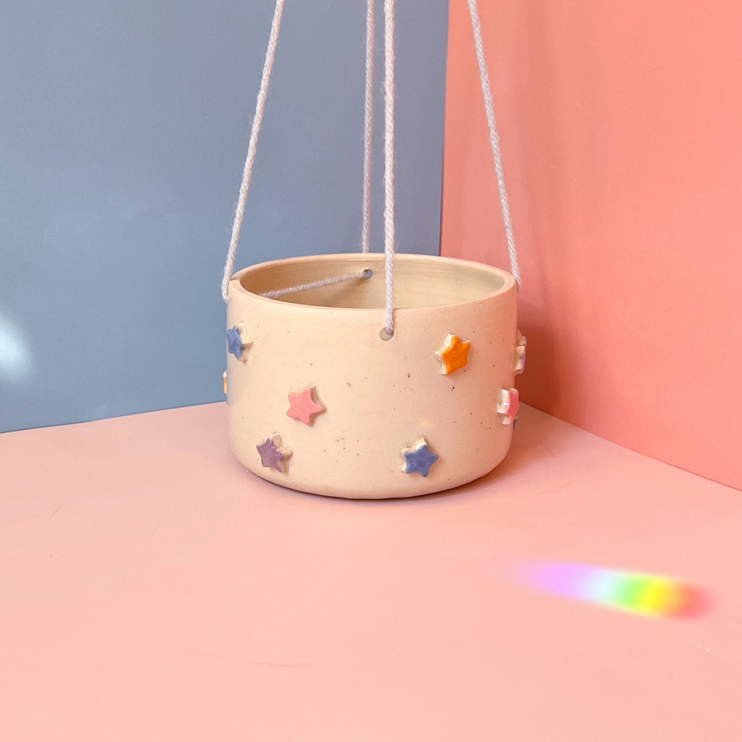 Star hanging planter