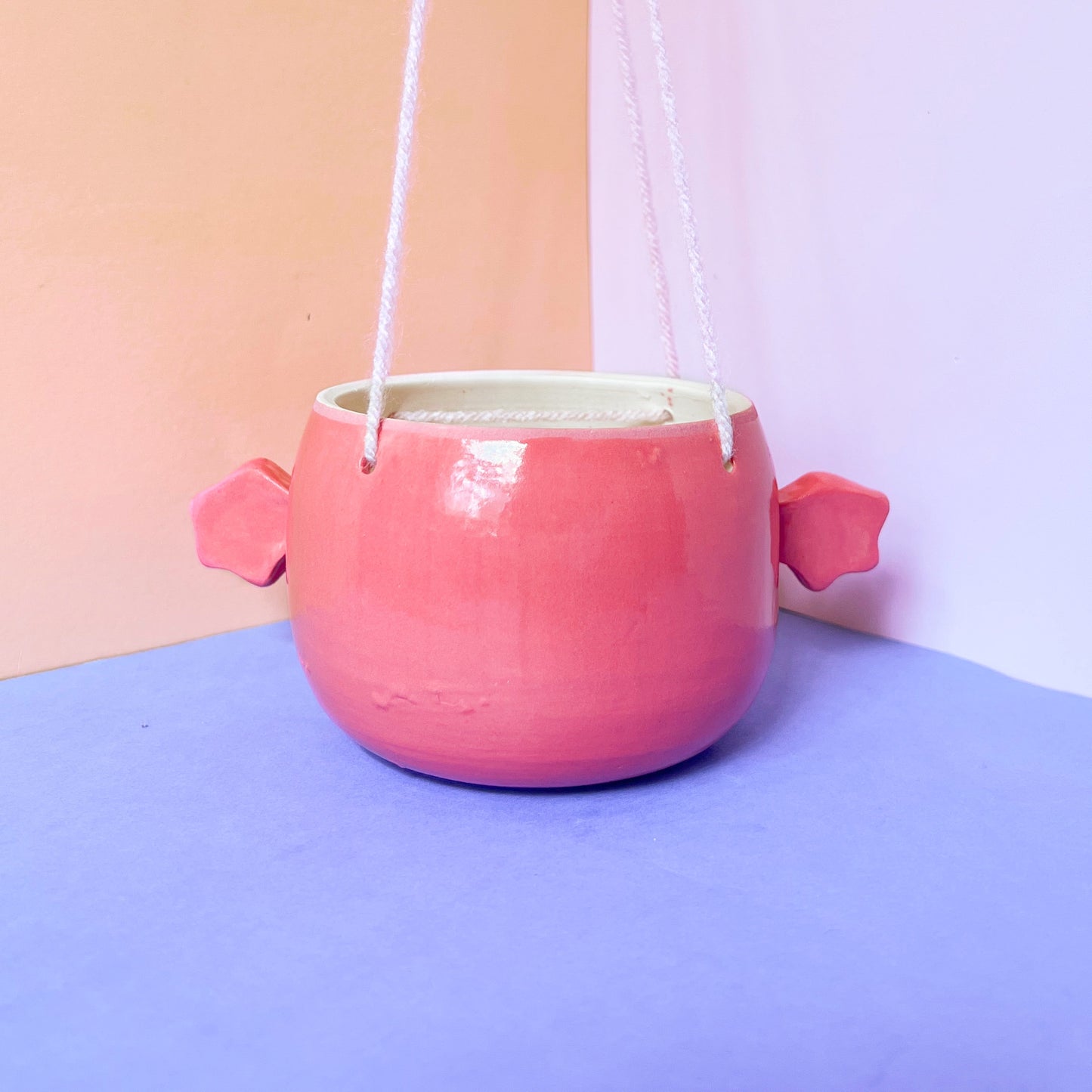 Love bat hanging planter