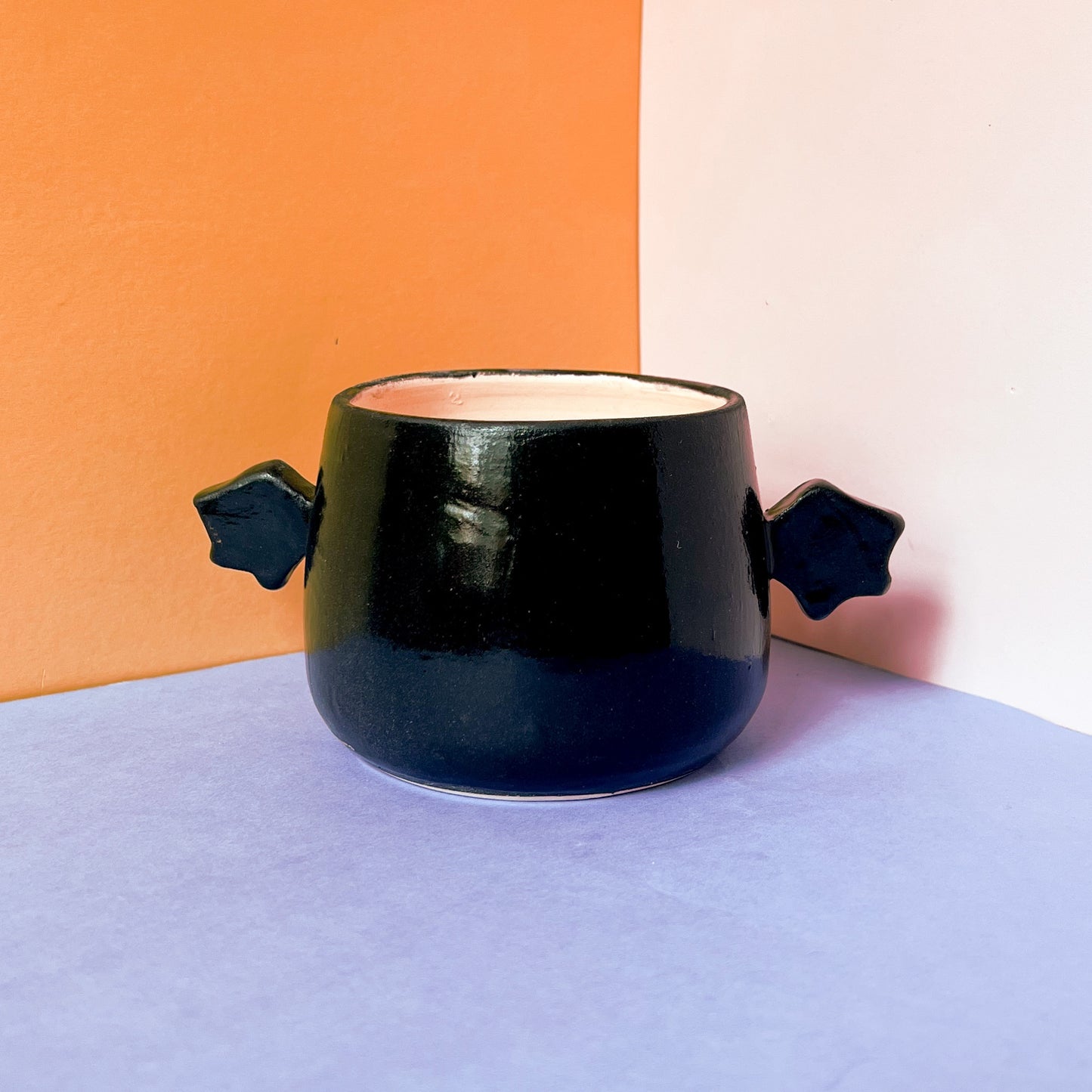 Spooky bat planter