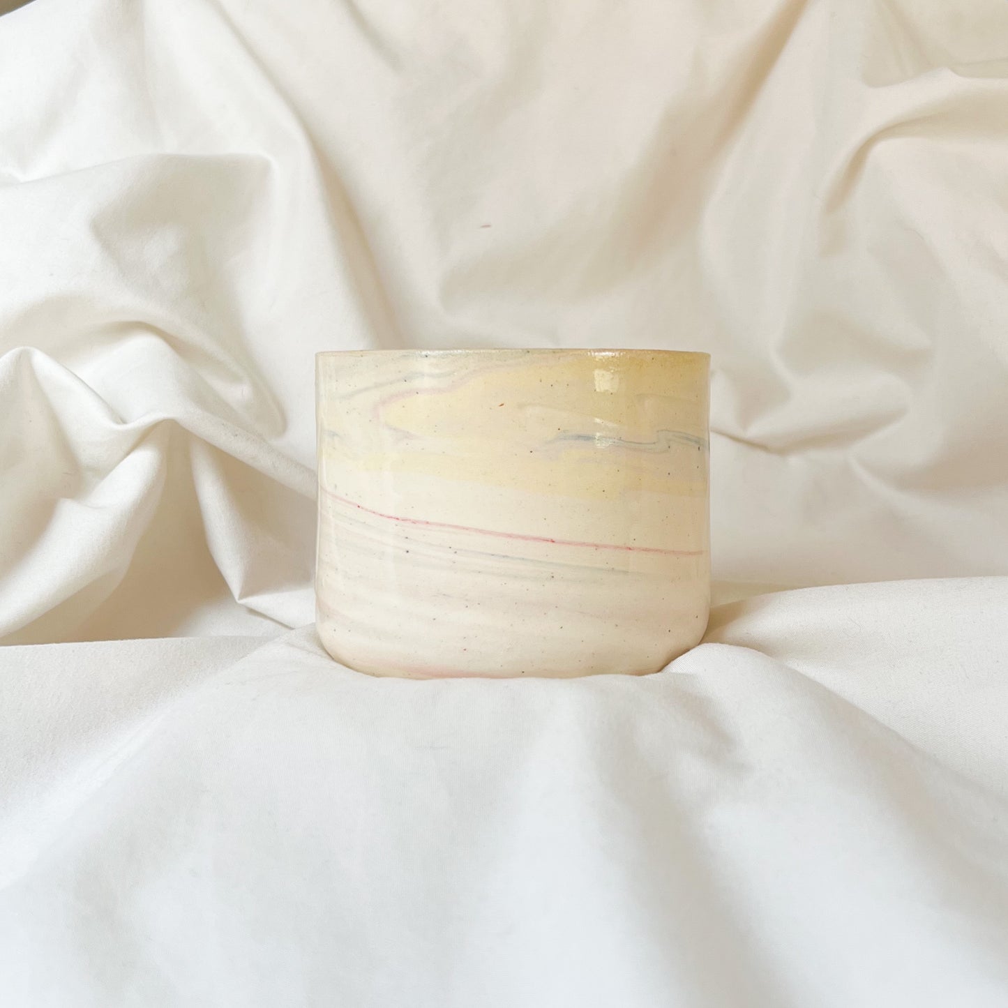 Pastel swirl planter