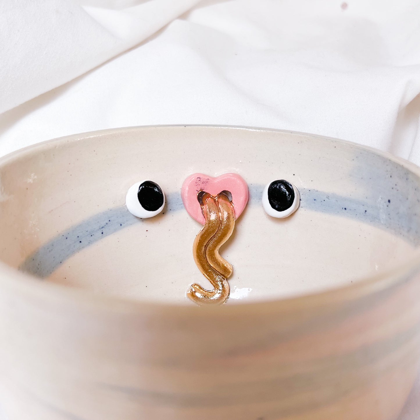 Pastel noodle bowl