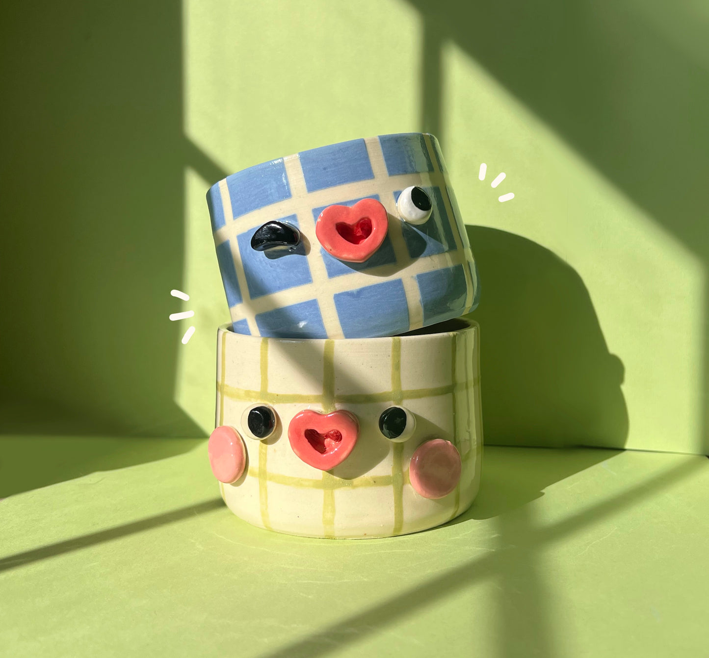 Matcha grid planter