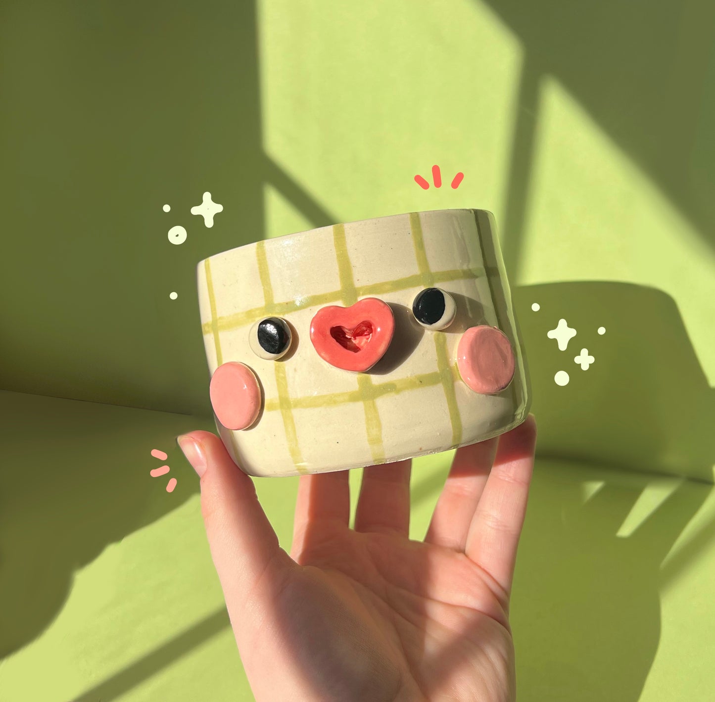 Matcha grid planter