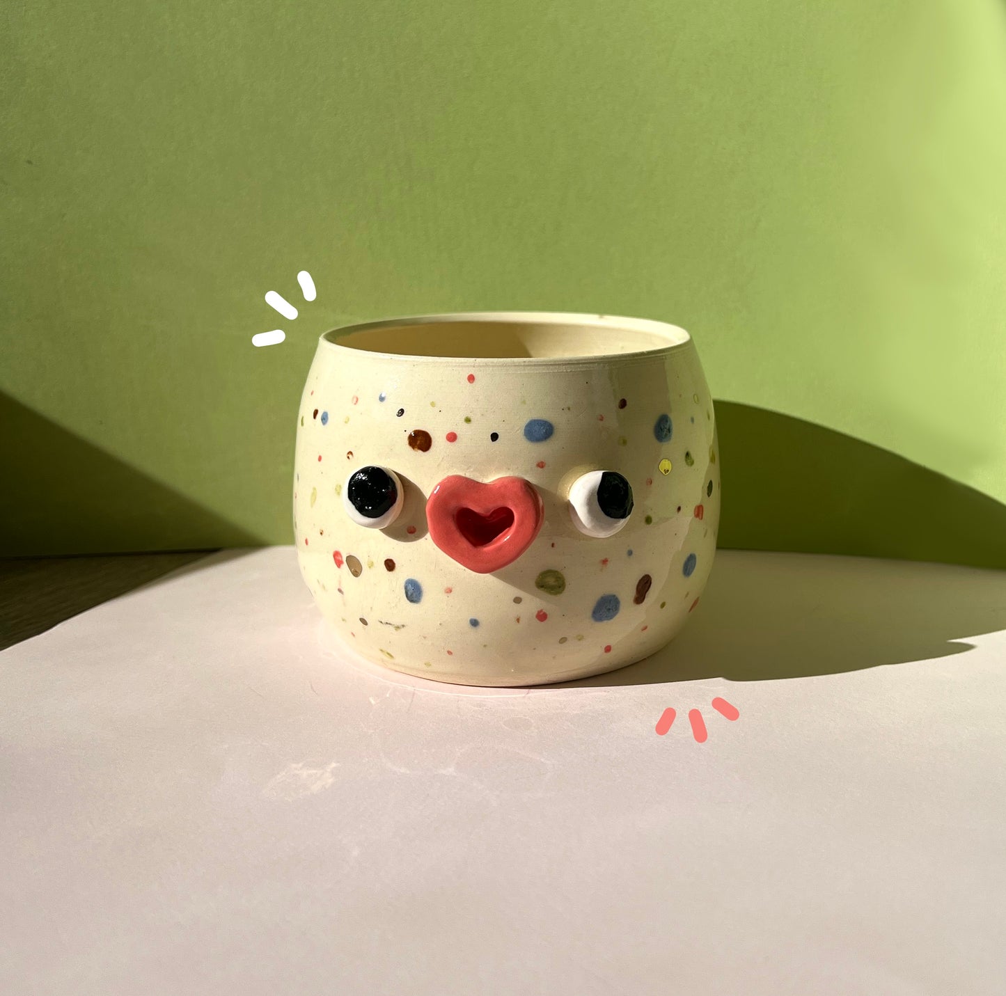 Speckled planter