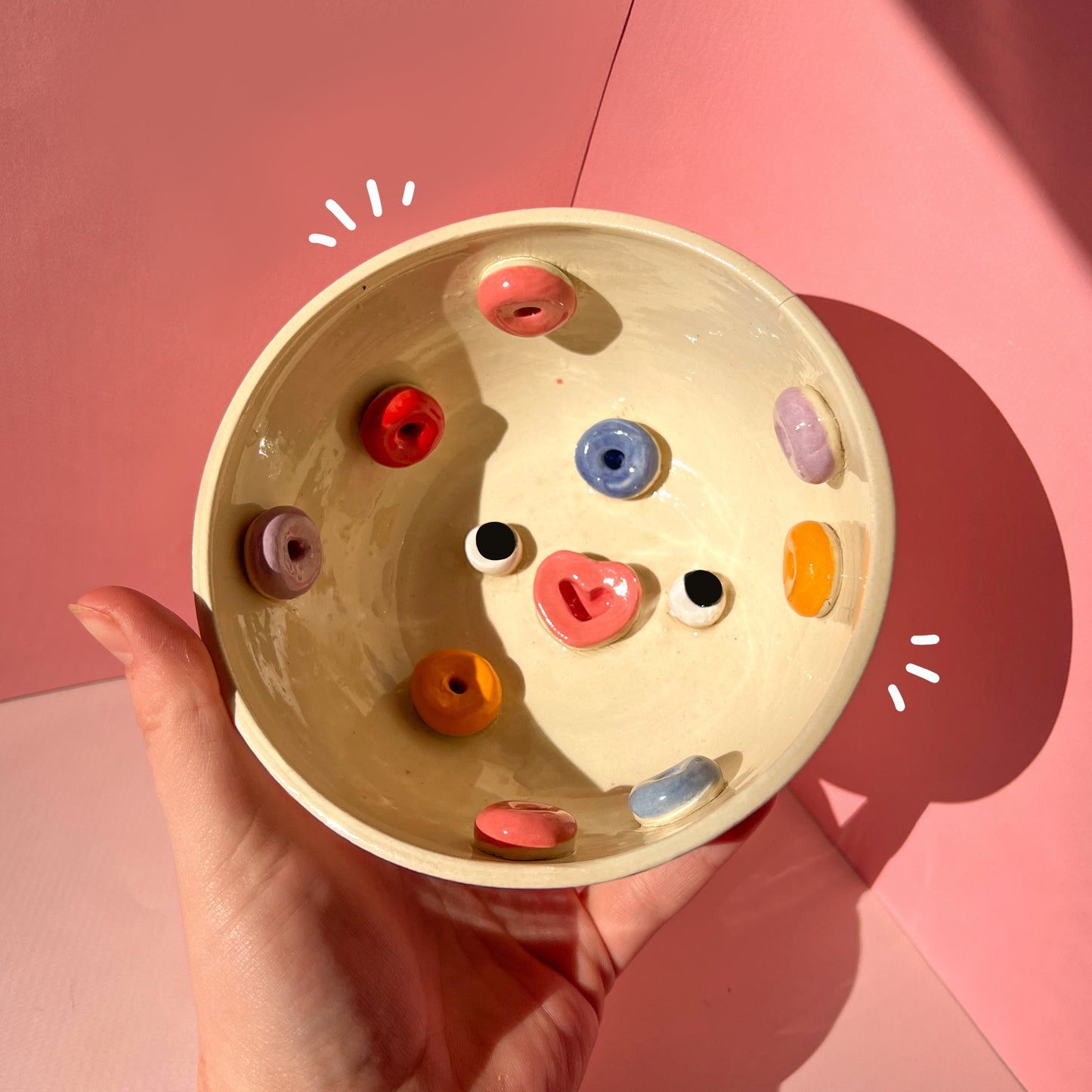 Fruit loops cereal bowl