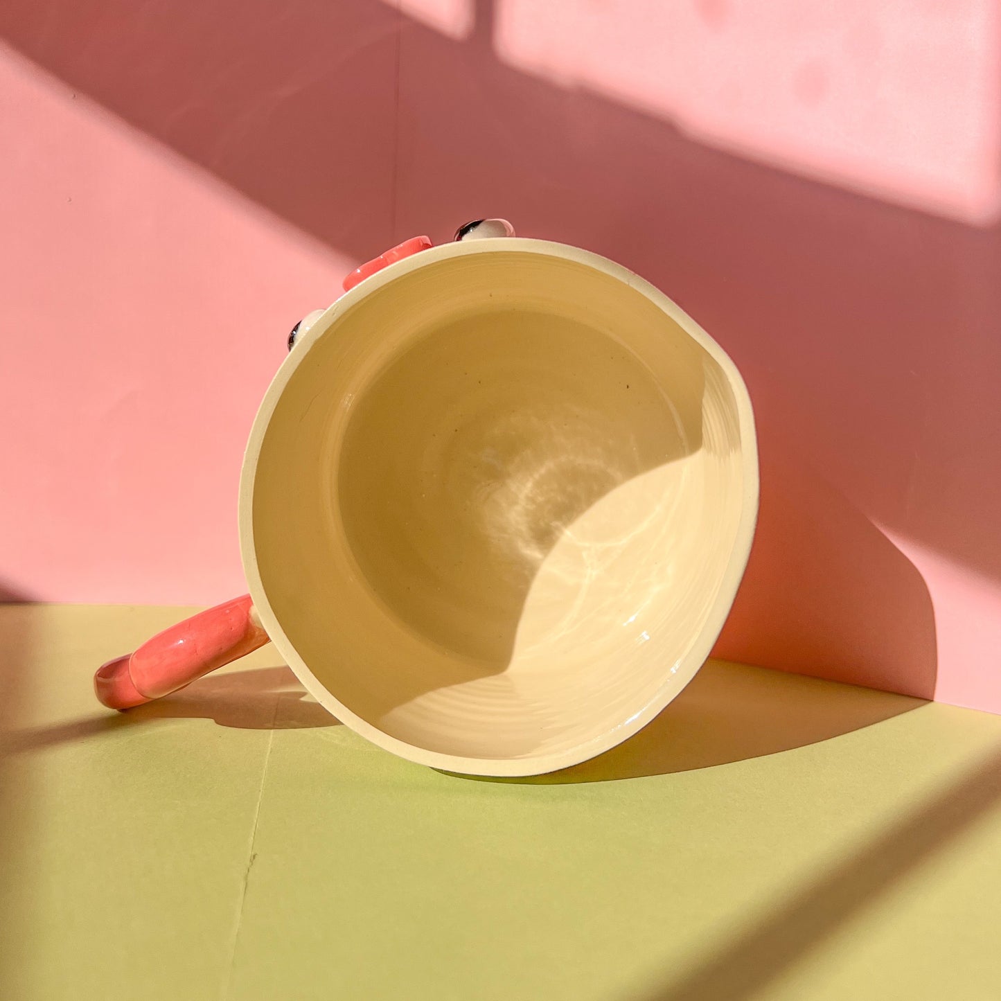 Strawberry heart mug
