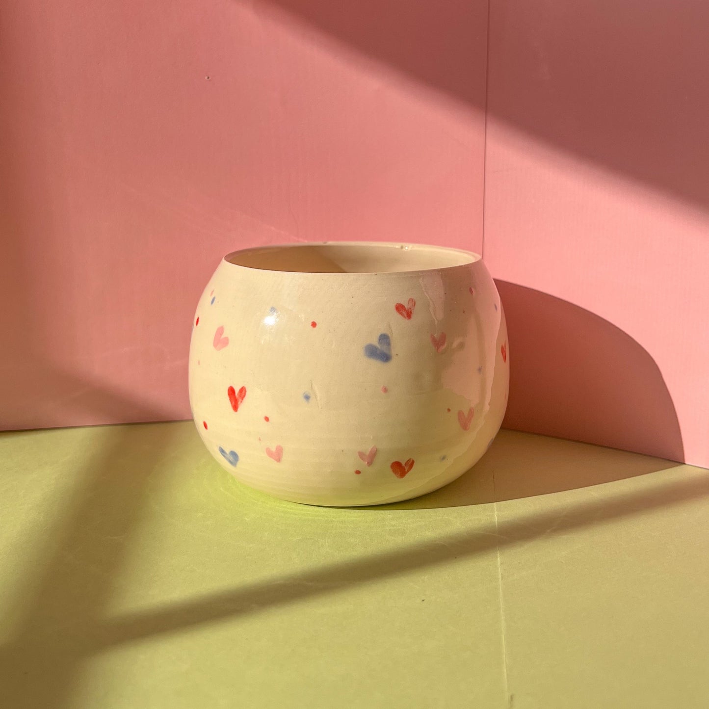 Mini hearts planter