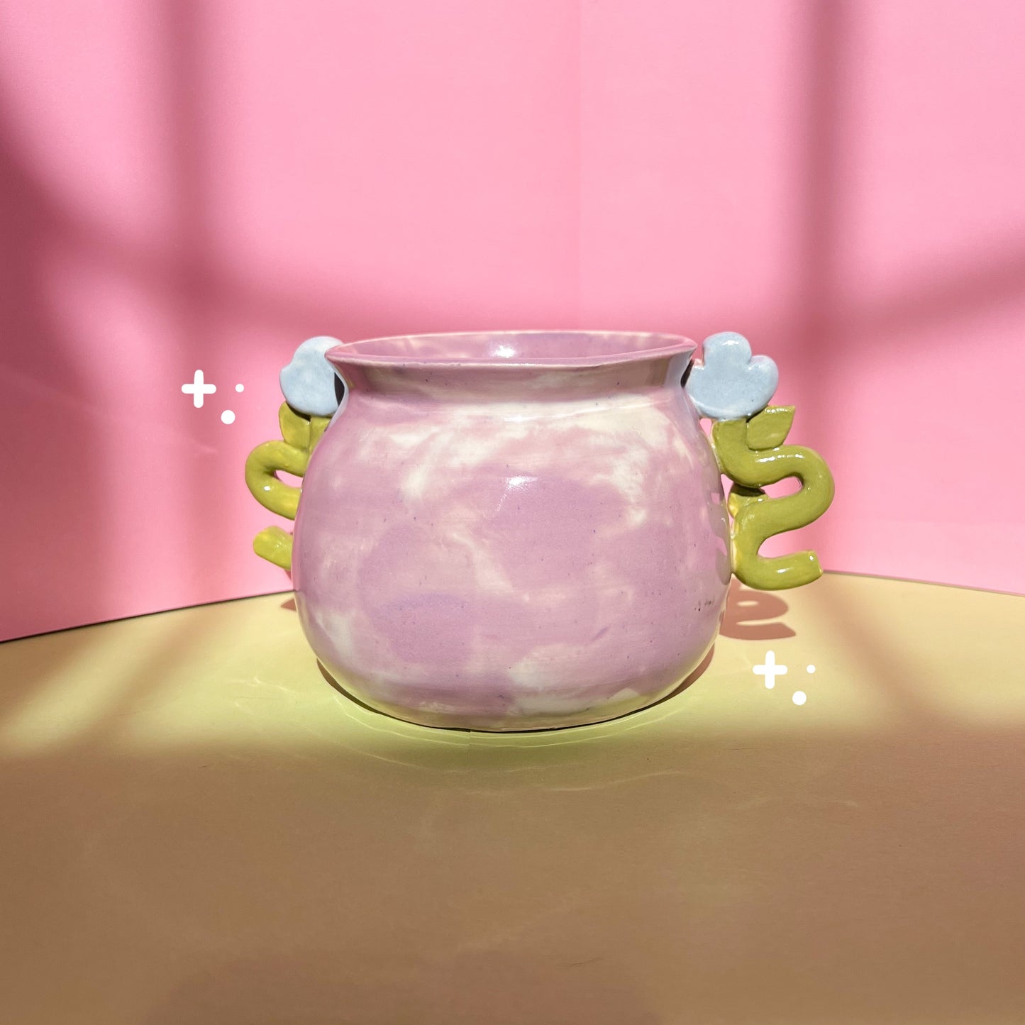 Lilac flower vase