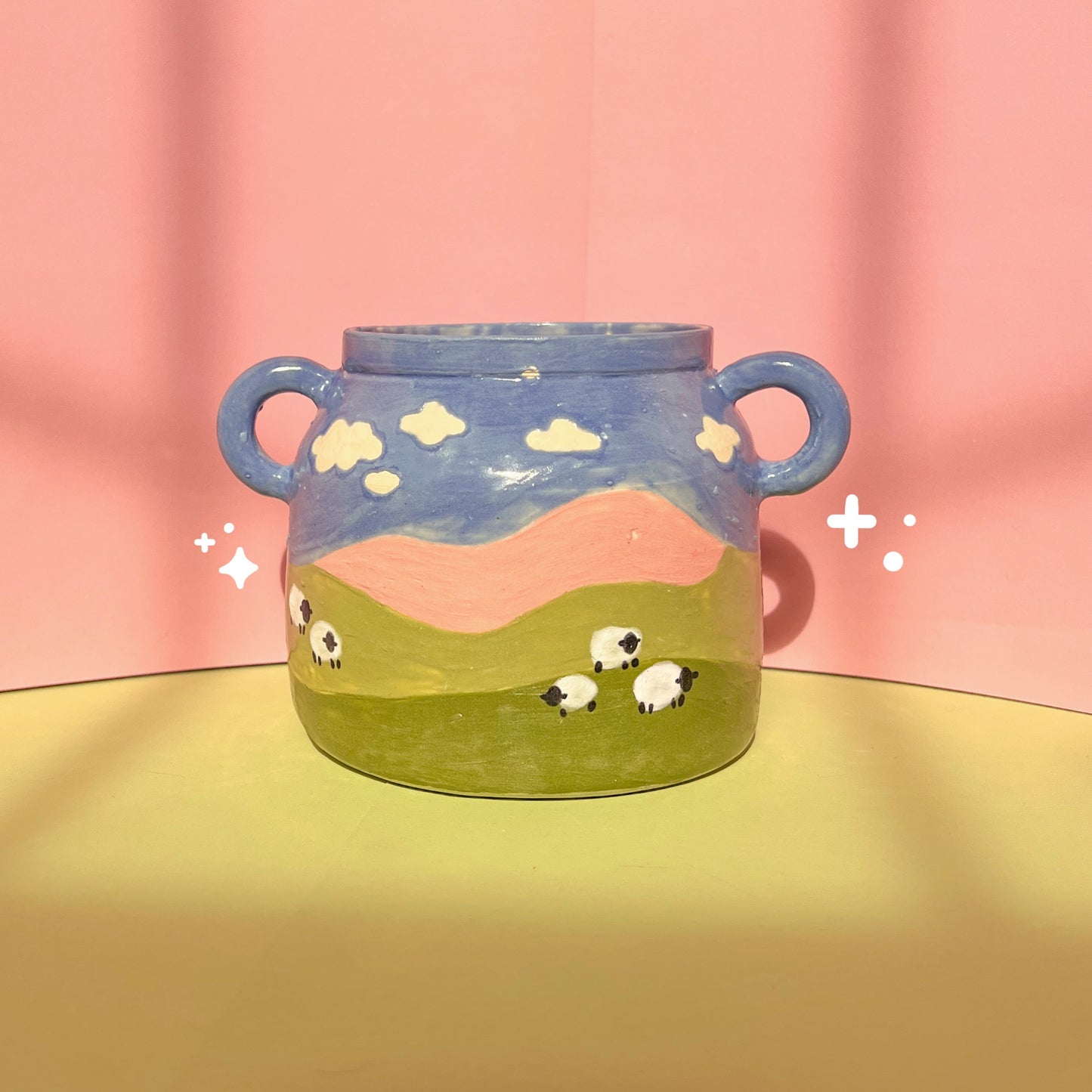 Rolling fields vase