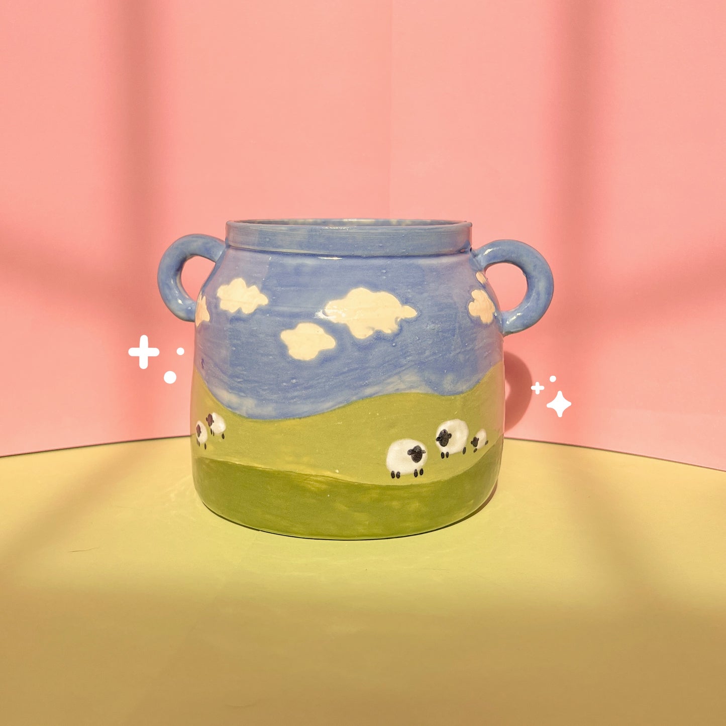 Rolling fields vase