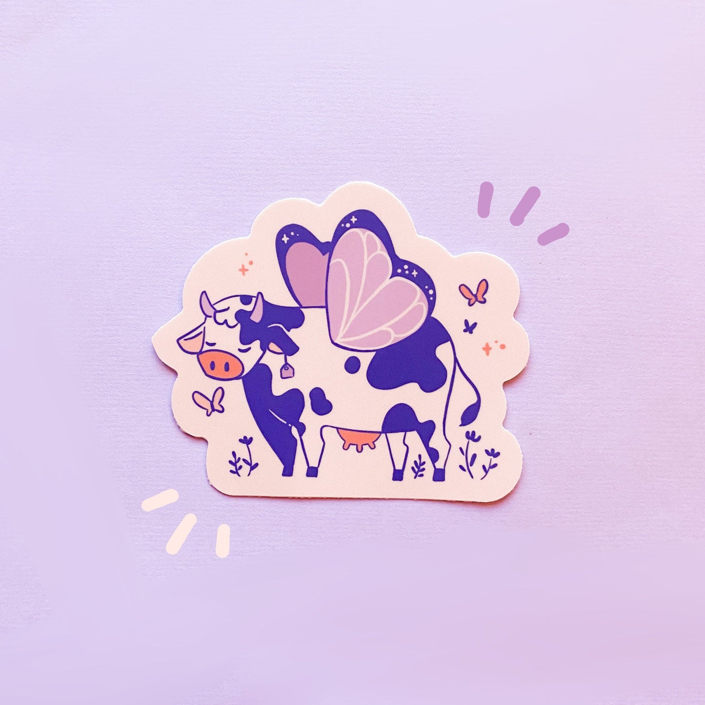 Fairy Cow Sticker