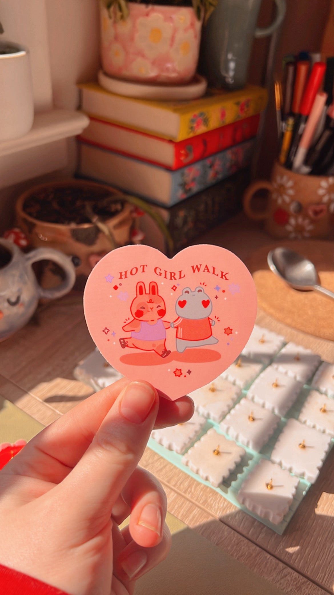 Hot girl walk sticker