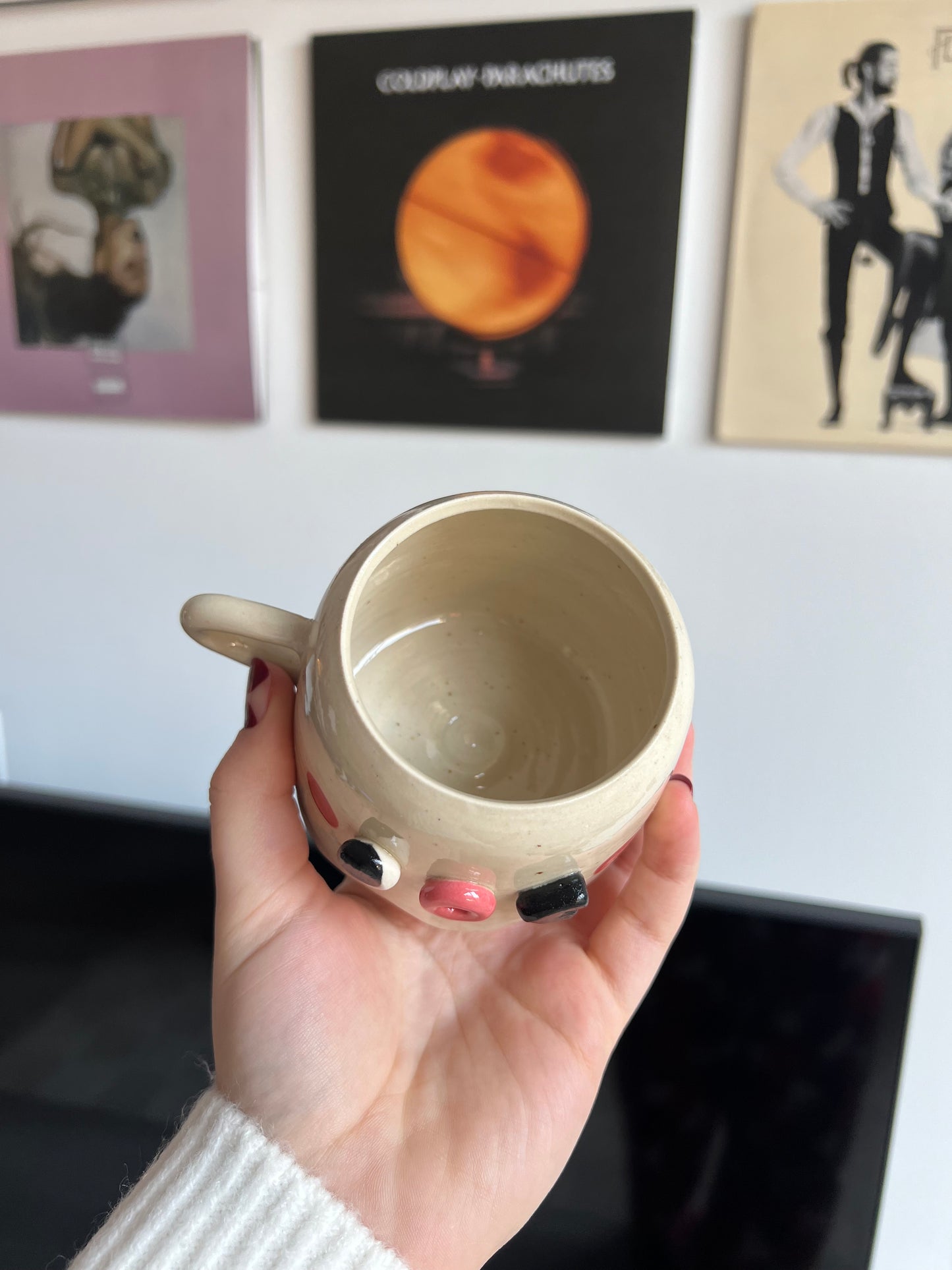 Orange ghostie mug