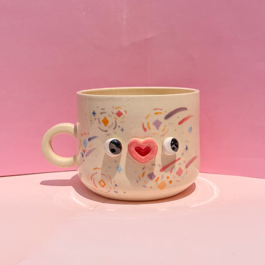 Pastel comet mug