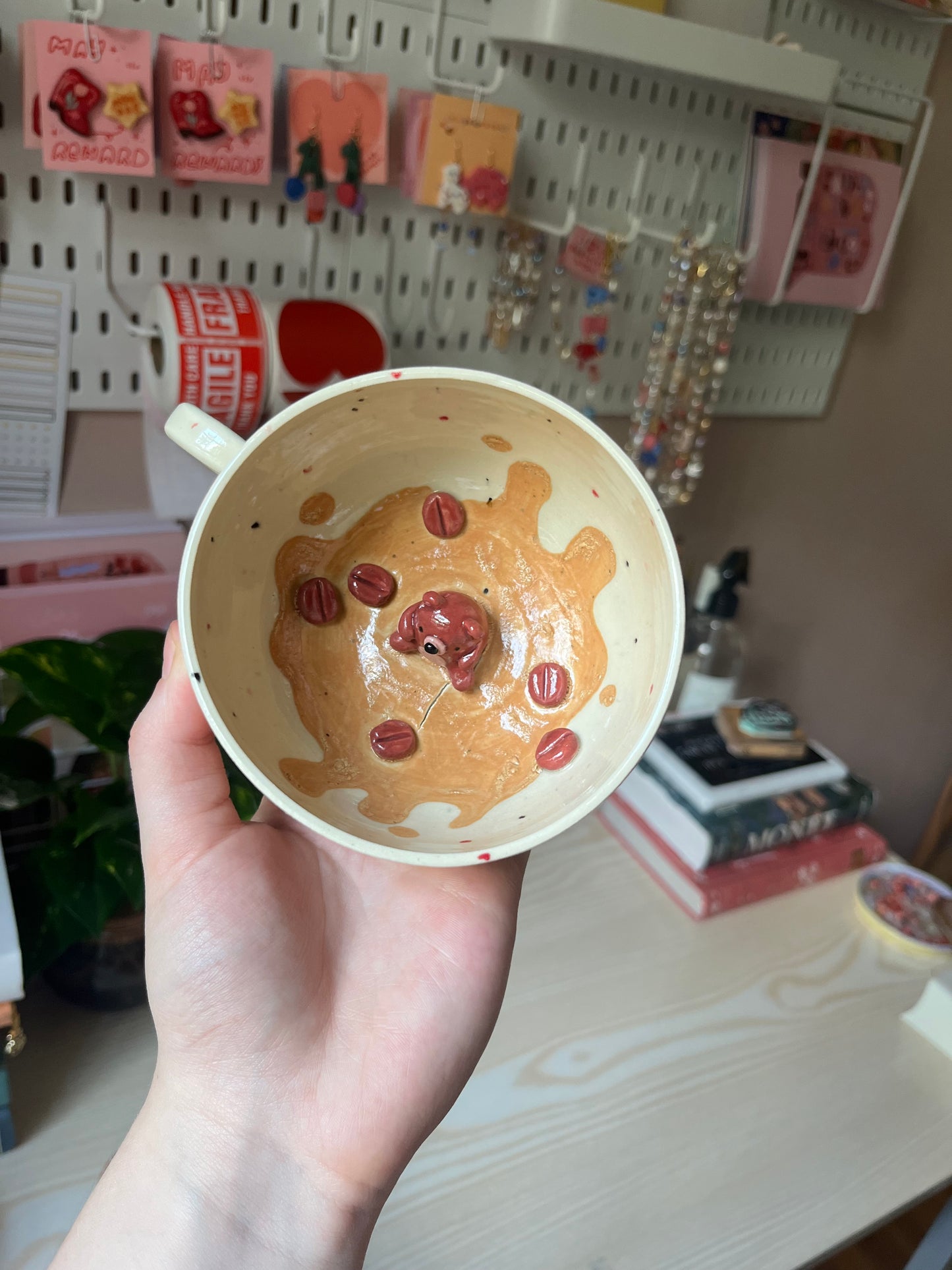 Coffee bear latte cup