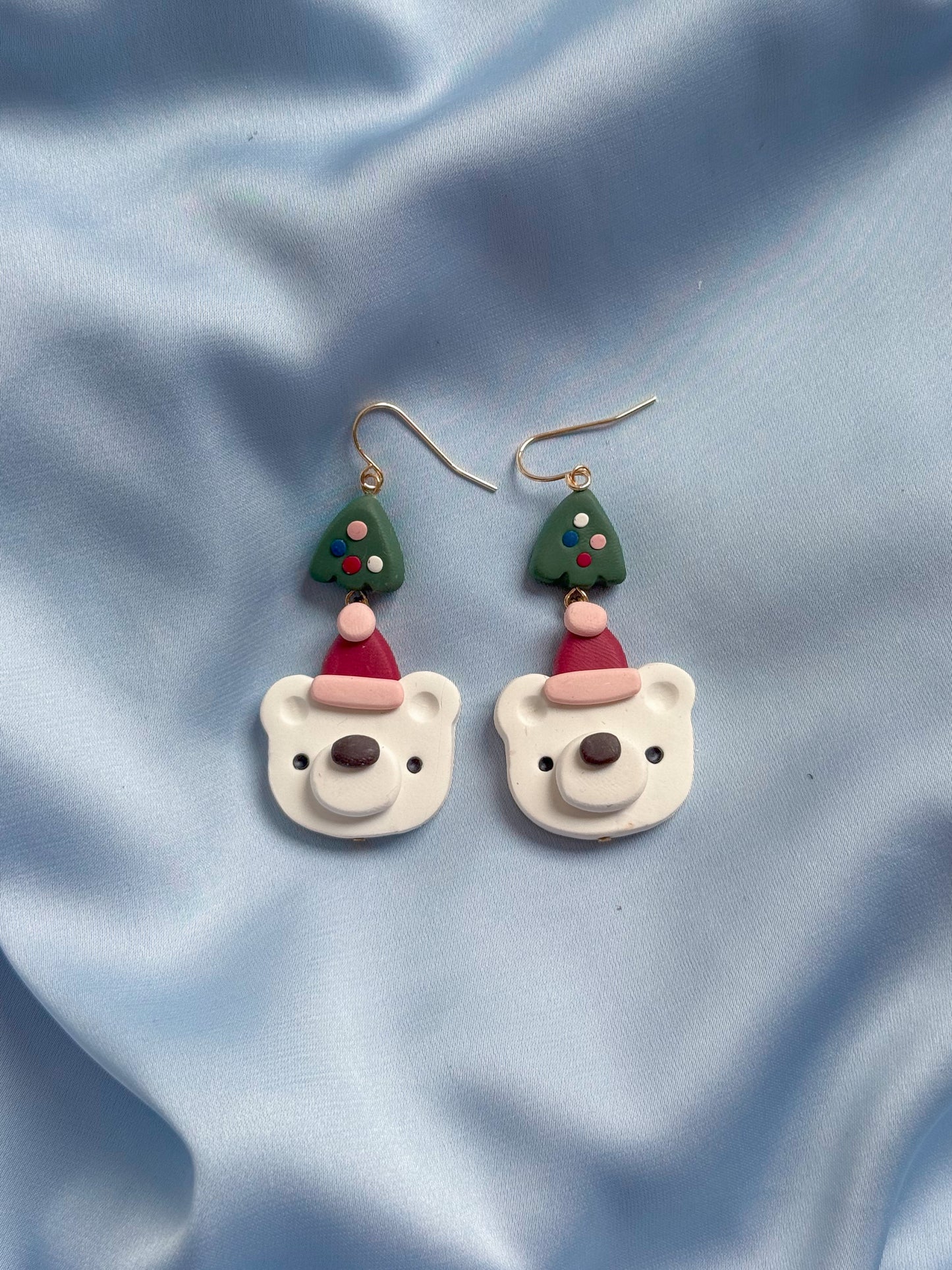 Polar bear earrings