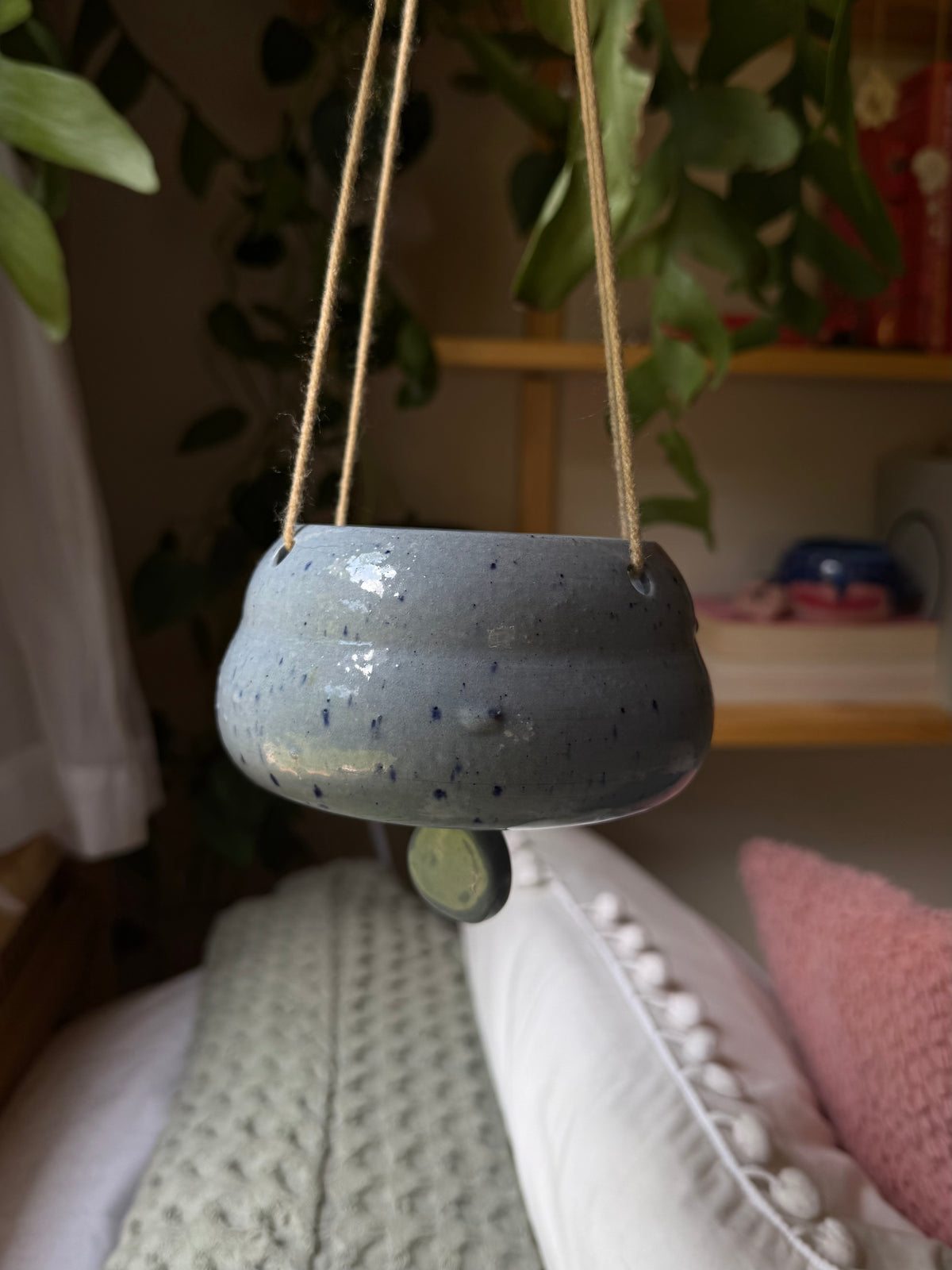 Monty Manatee Hanging Planter