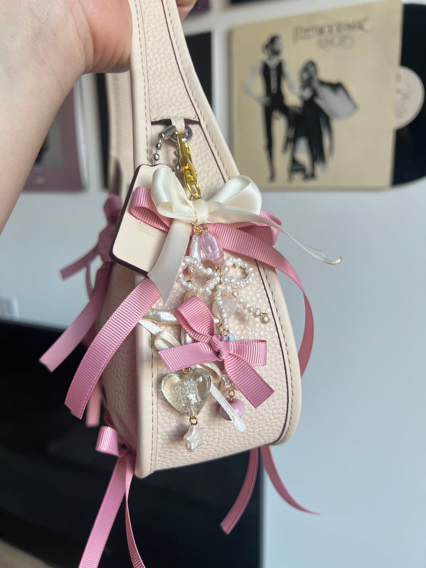 Bow keychain/phone charm 🎀