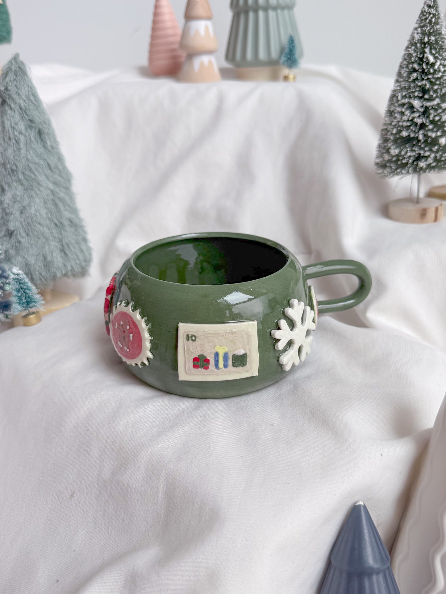 Christmas Postage Stamps Mug