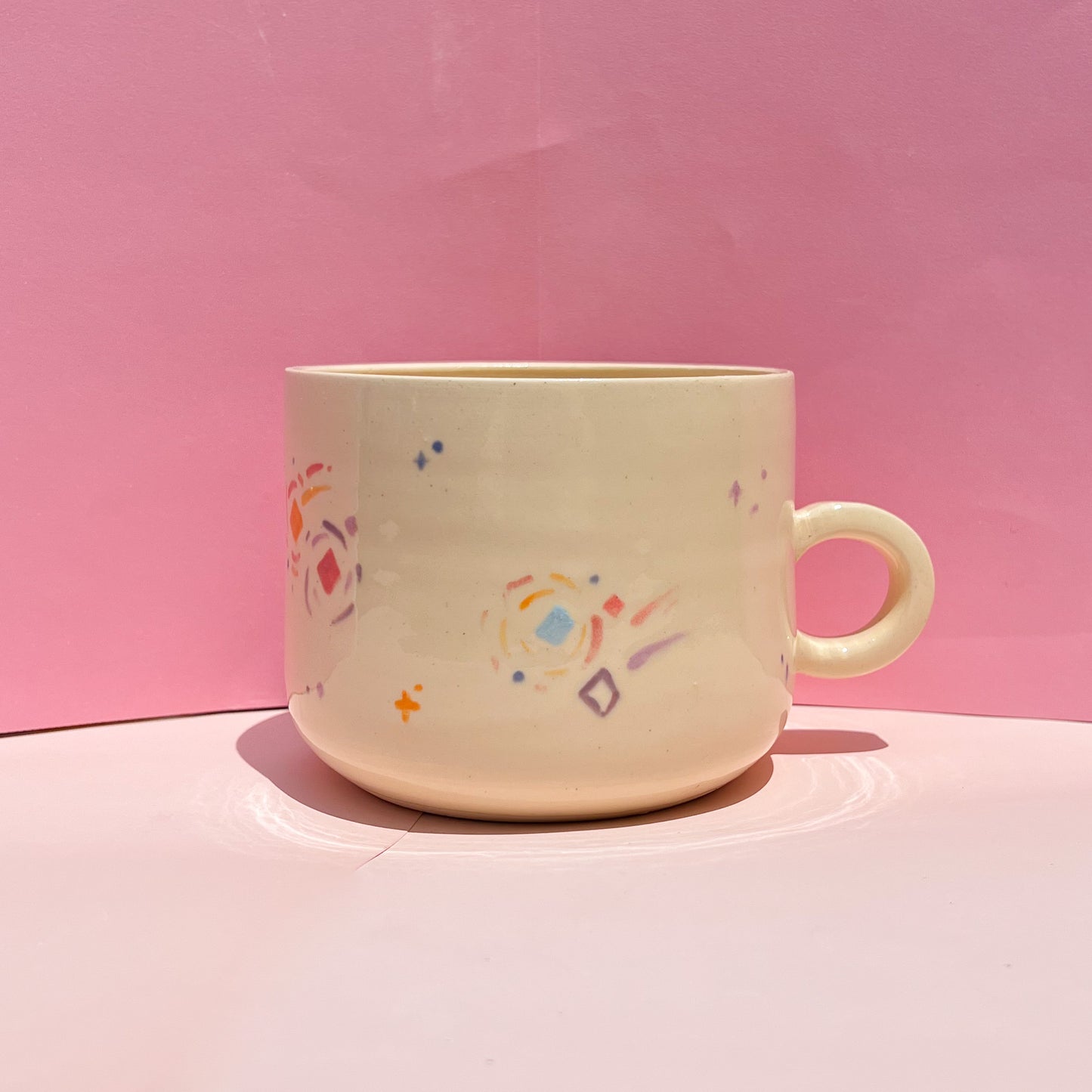 Pastel comet mug