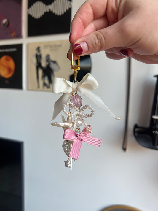 Bow keychain/phone charm 🎀