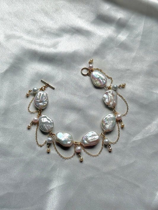 Cascading Pearls bracelet
