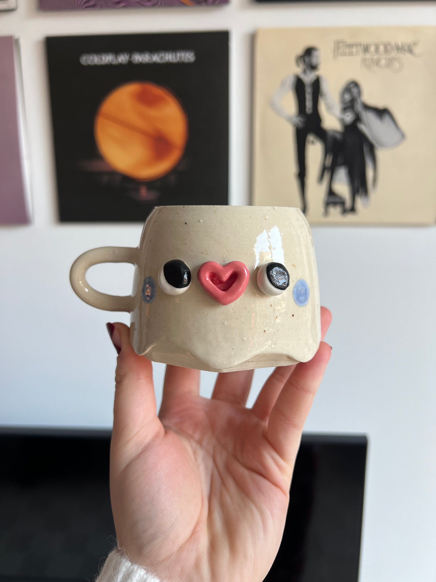 Blue ghostie mug