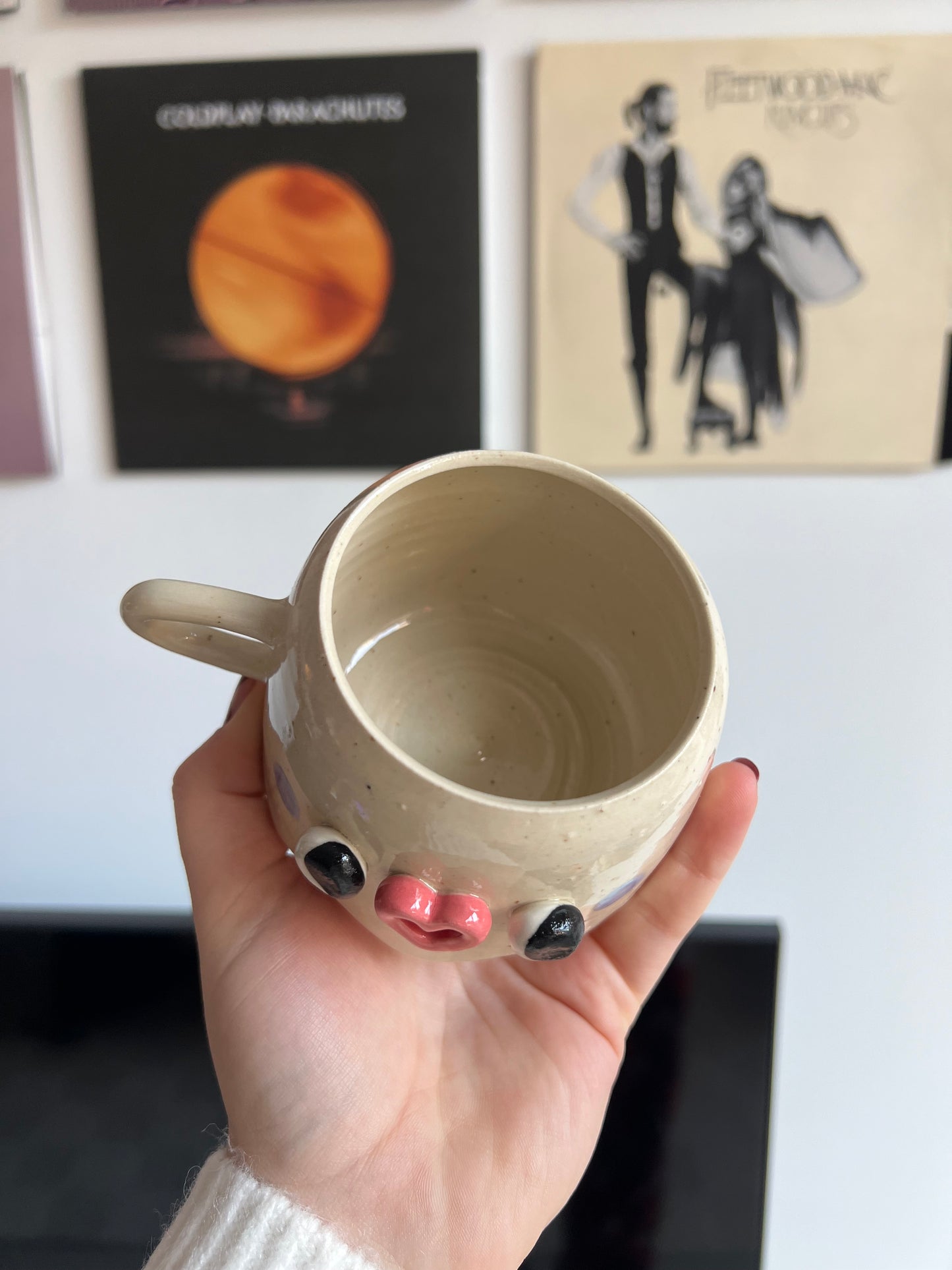 Blue ghostie mug