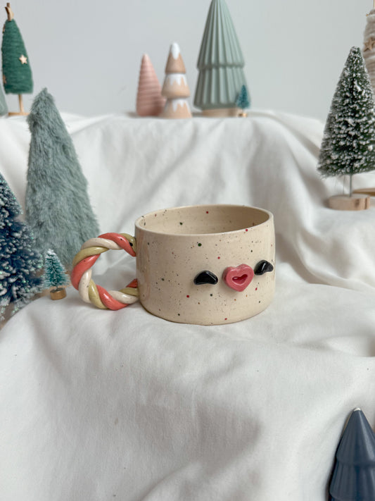 Candy cane mug