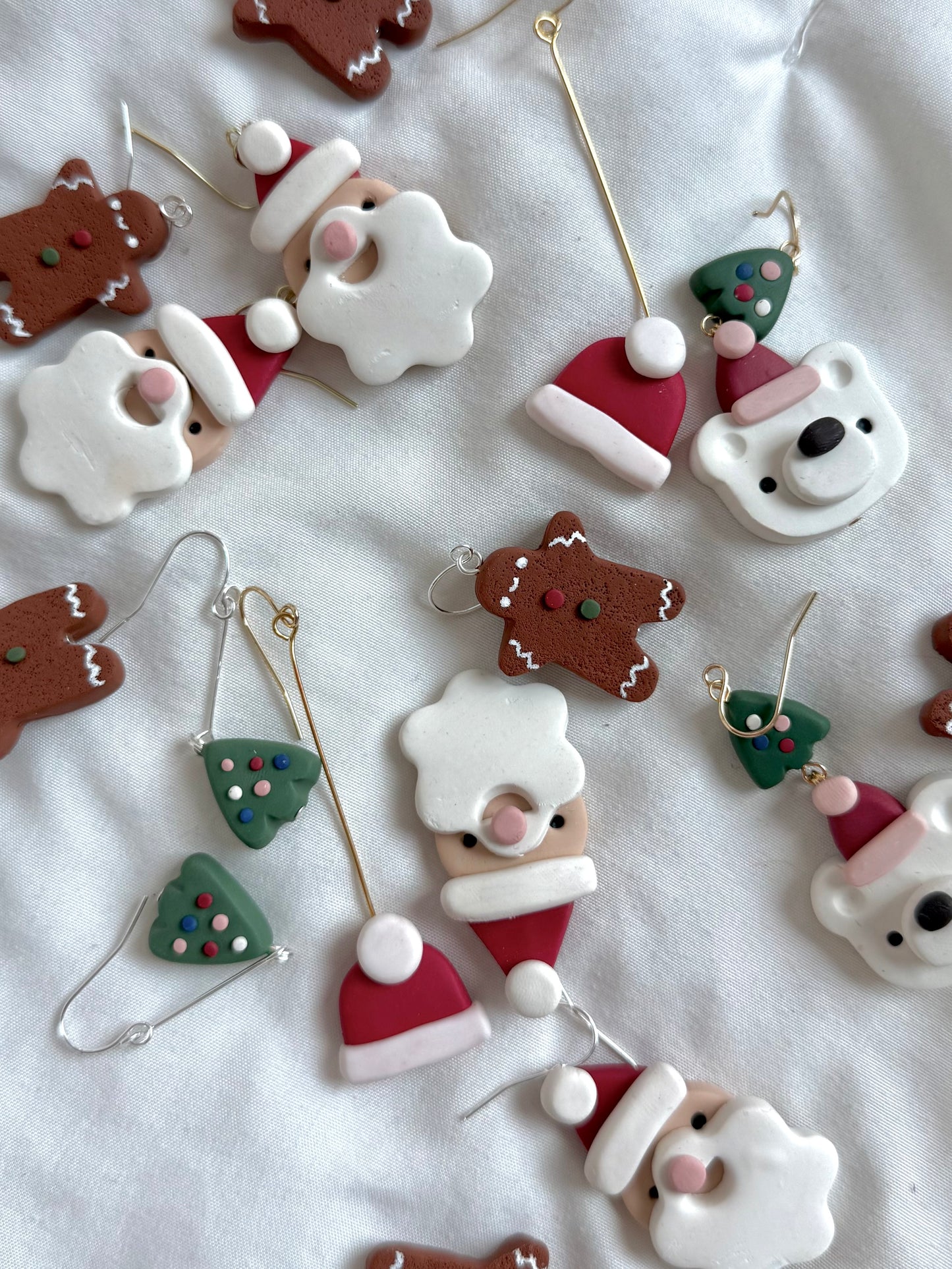 Snowman earrings