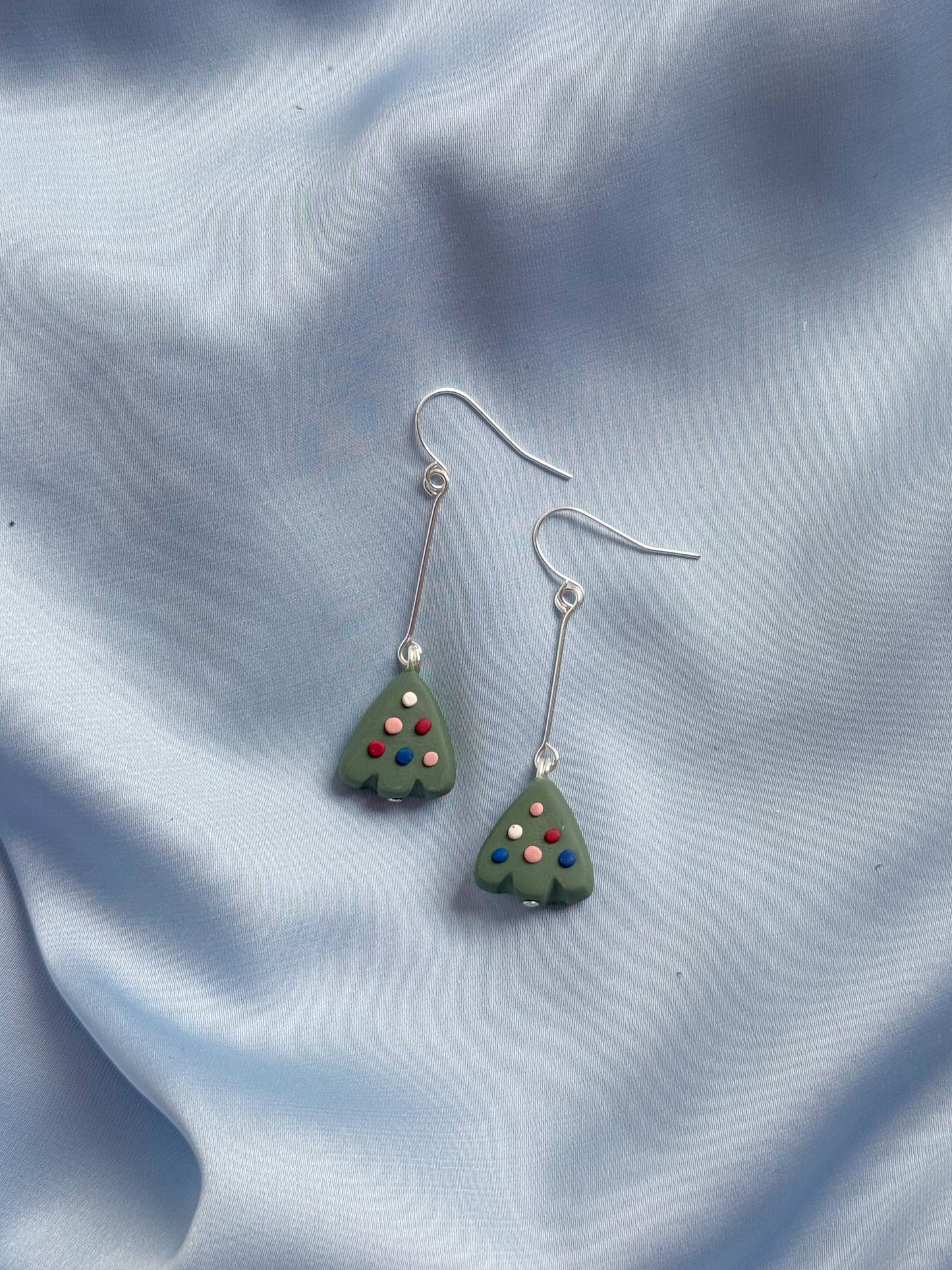 Christmas tree earrings