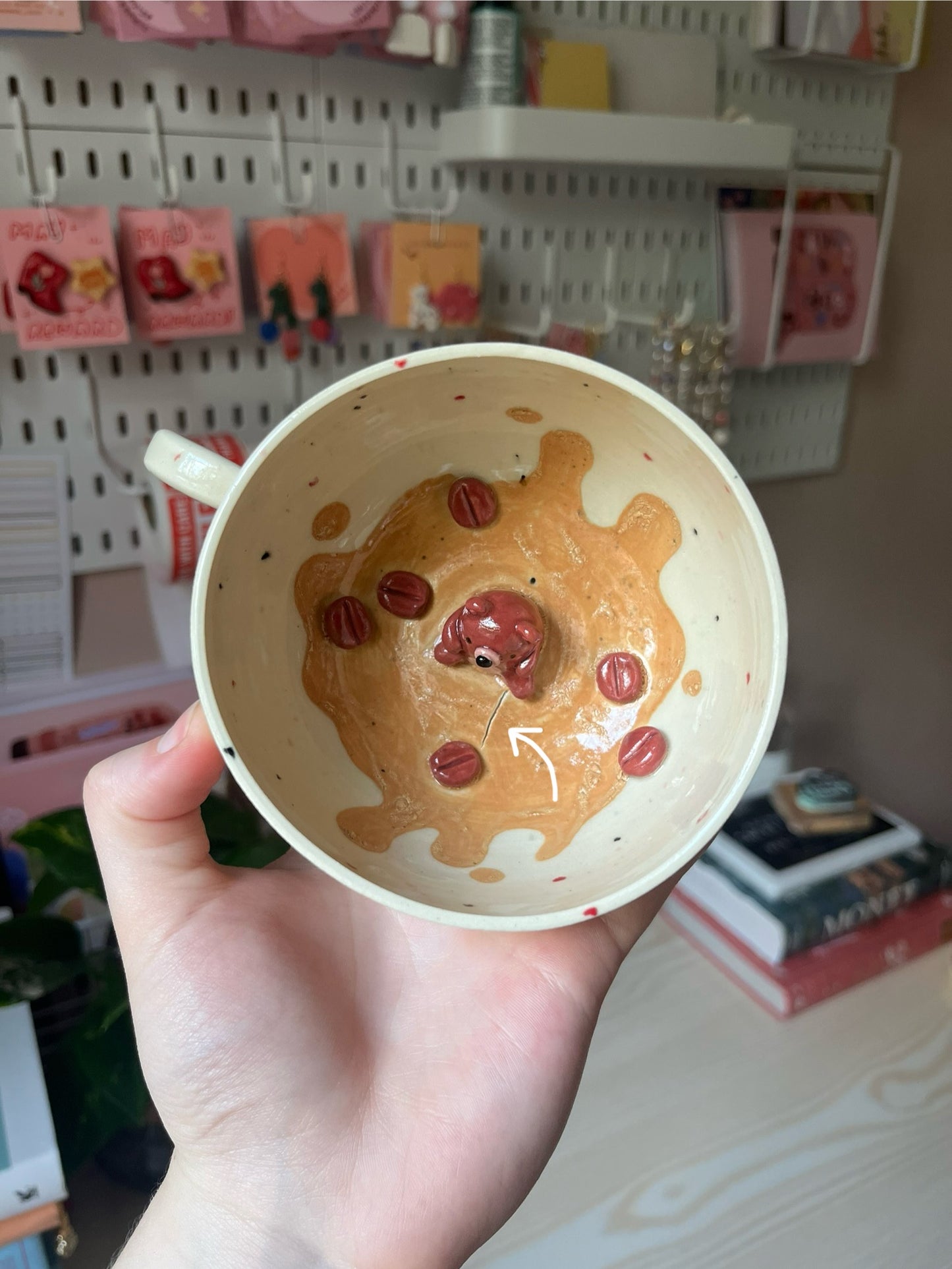 Coffee bear latte cup