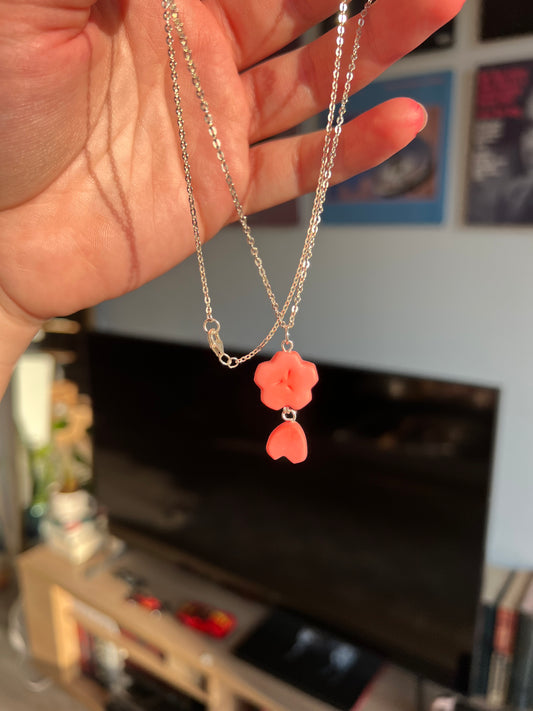 Sakura blossom necklace