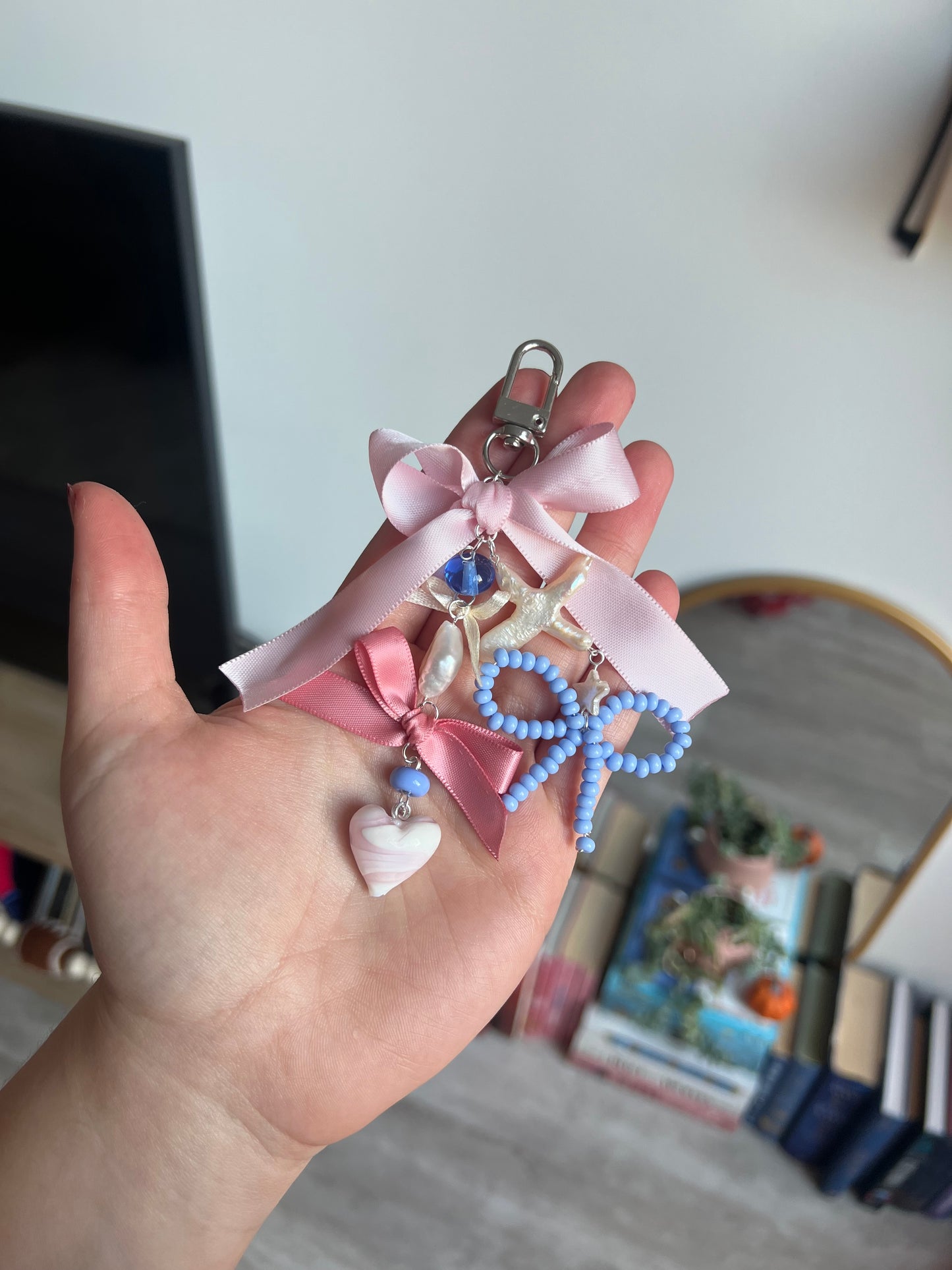 Bow keychain/phone charm 🎀