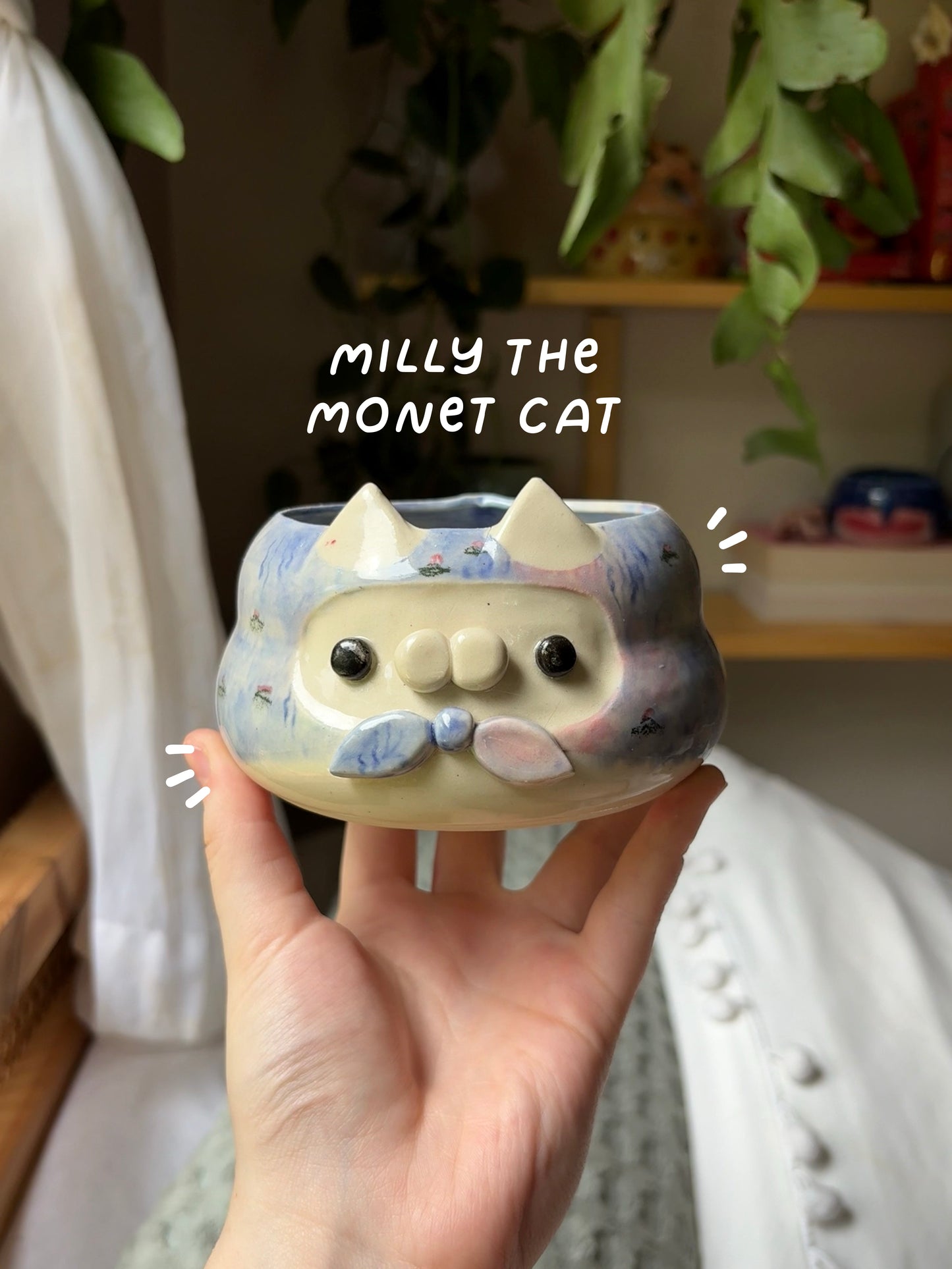 Milly the Monet Matcha Cat