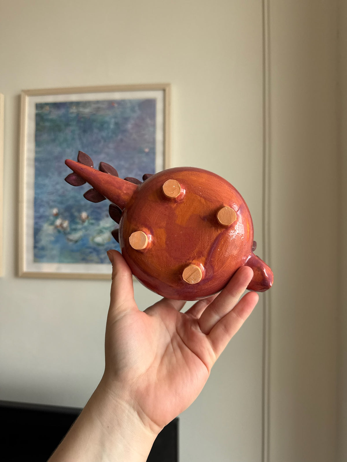 Saffron the Stegosaurus