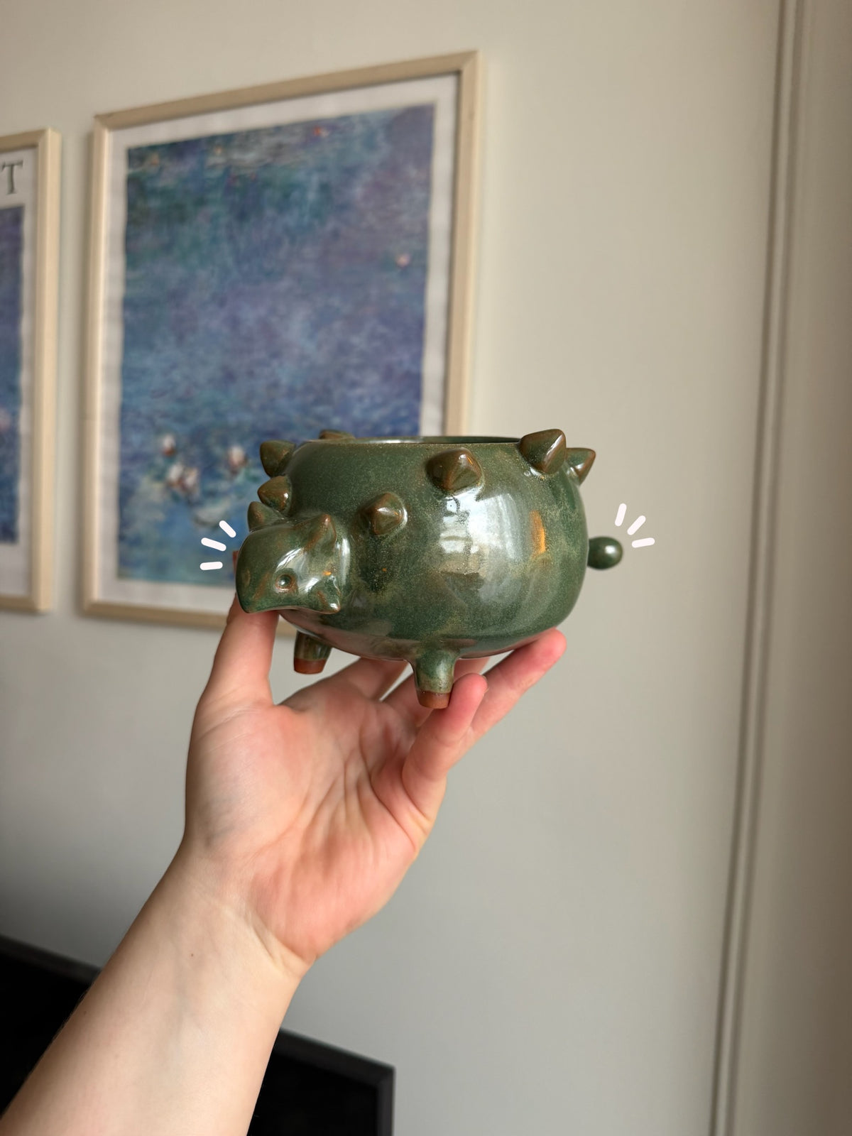 Ant the Ankylosaurus Matcha Bowl