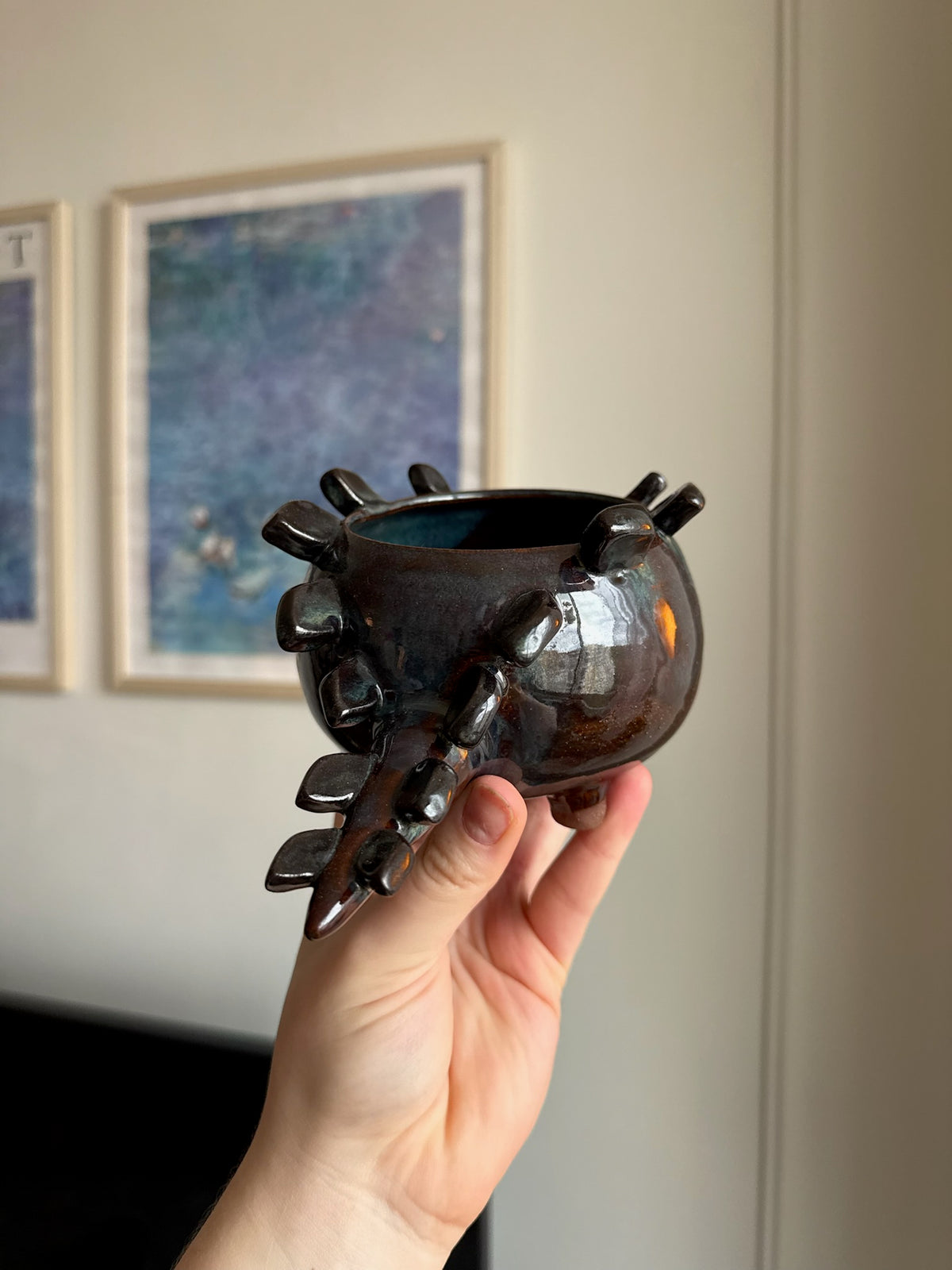 Bruce the Stegosaurus Matcha Bowl