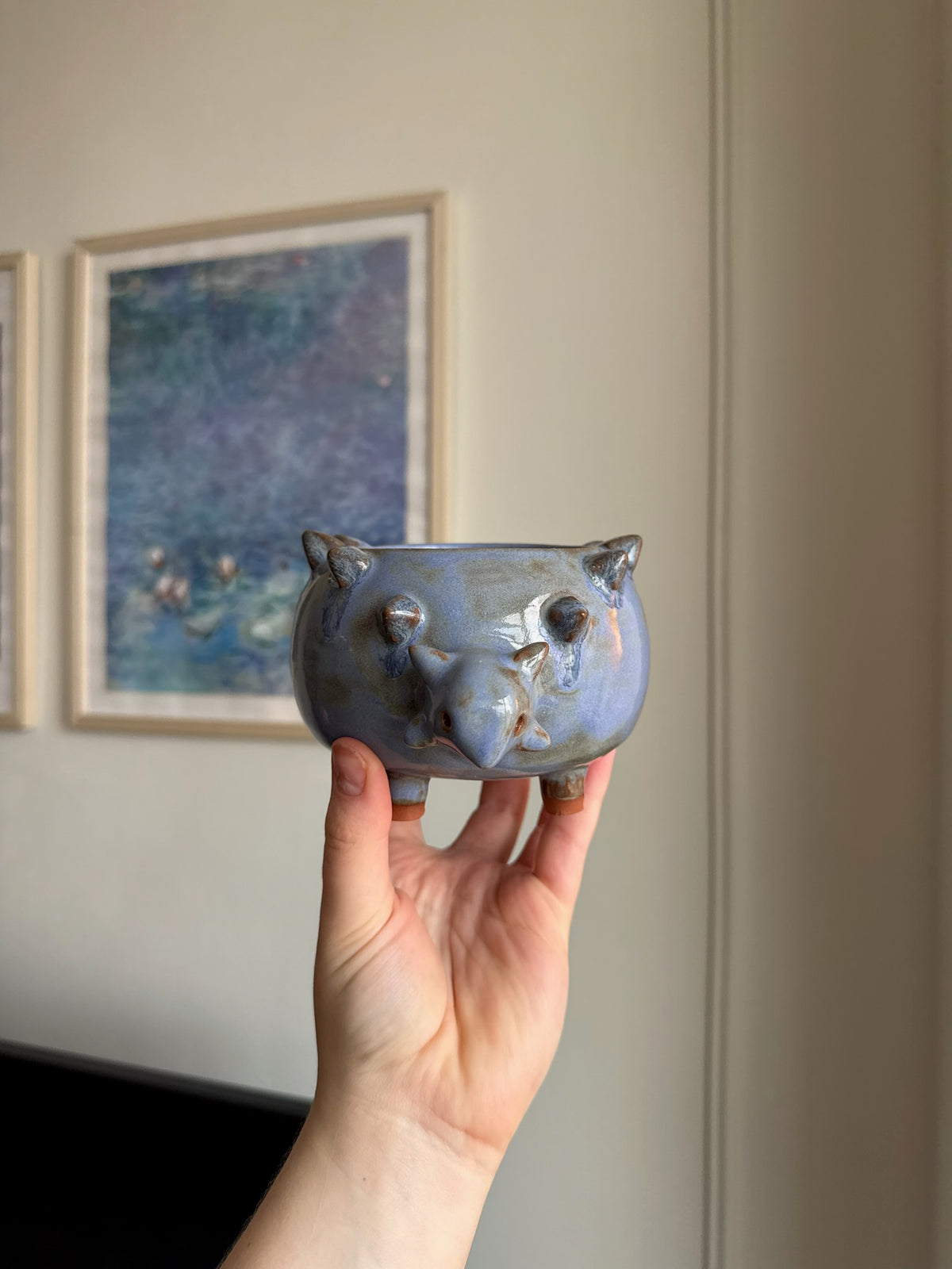 Aria the Ankylosaurus Matcha Bowl
