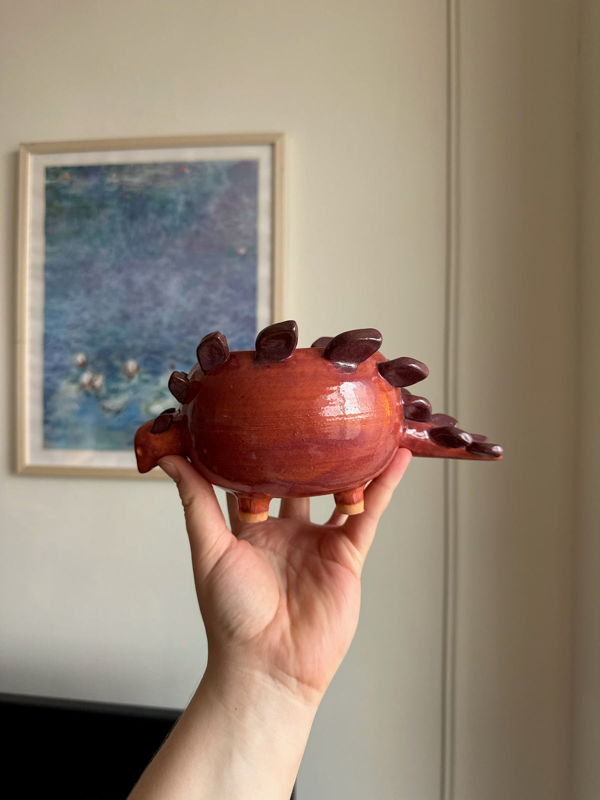 Saffron the Stegosaurus