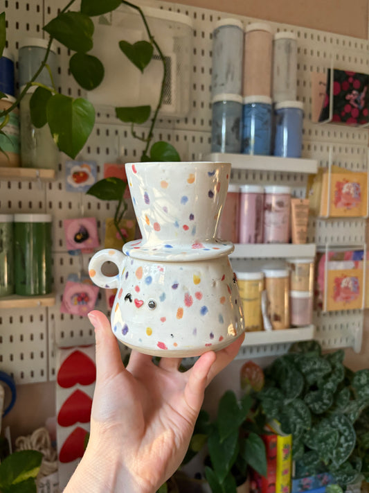 Polka-Dot Drip Coffee Set