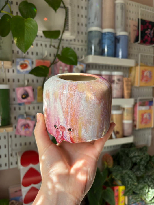 Blended Blush Vase