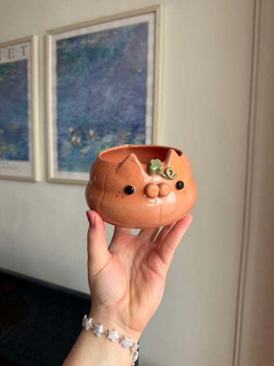 Polly Pumpkin the Matcha Bowl