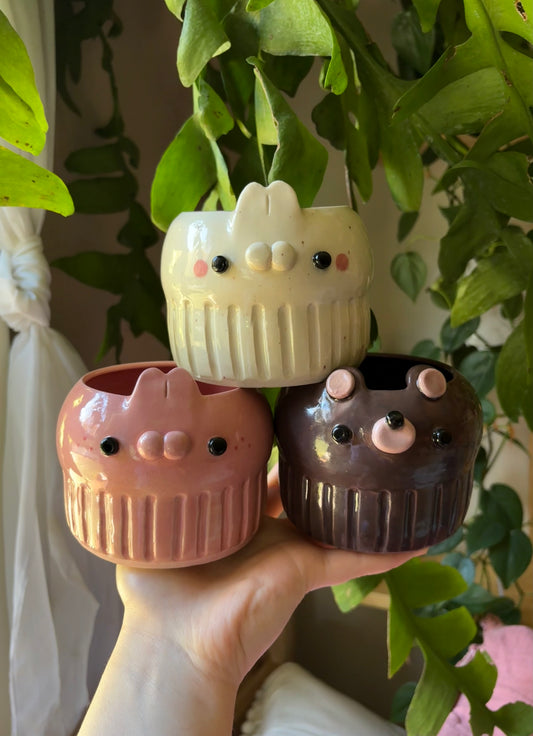 Neapolitan Critter Ice Cream Cups