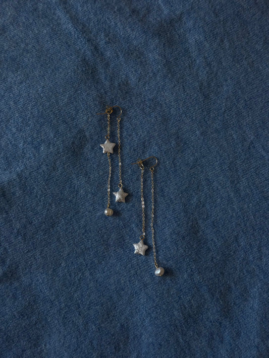 Fallen star earrings